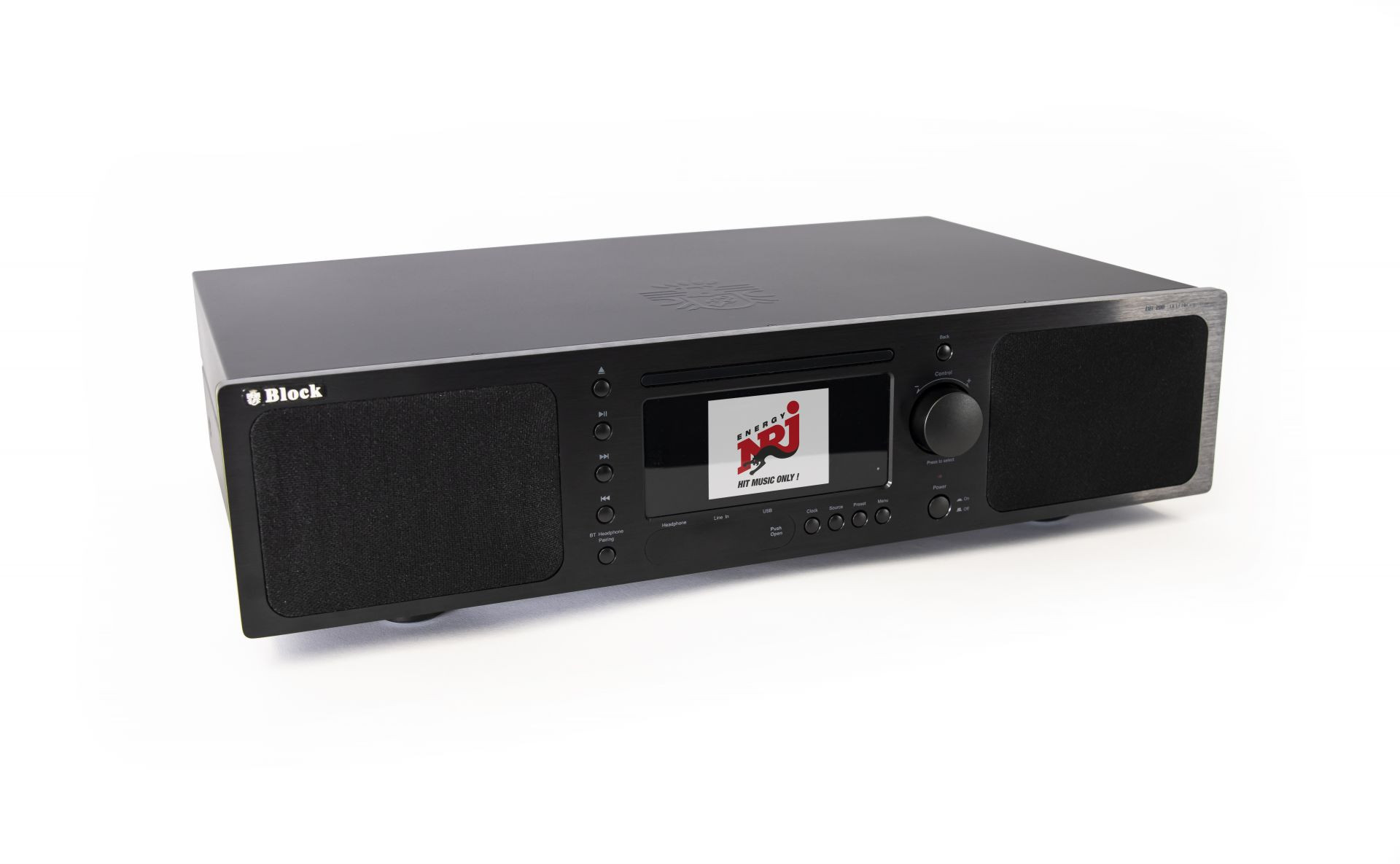Block-BB-200-Blu-Ray-Internet-Receiver-mit-integriertem-Lautsprechersystem-in-Saphirschwarz-Demoware