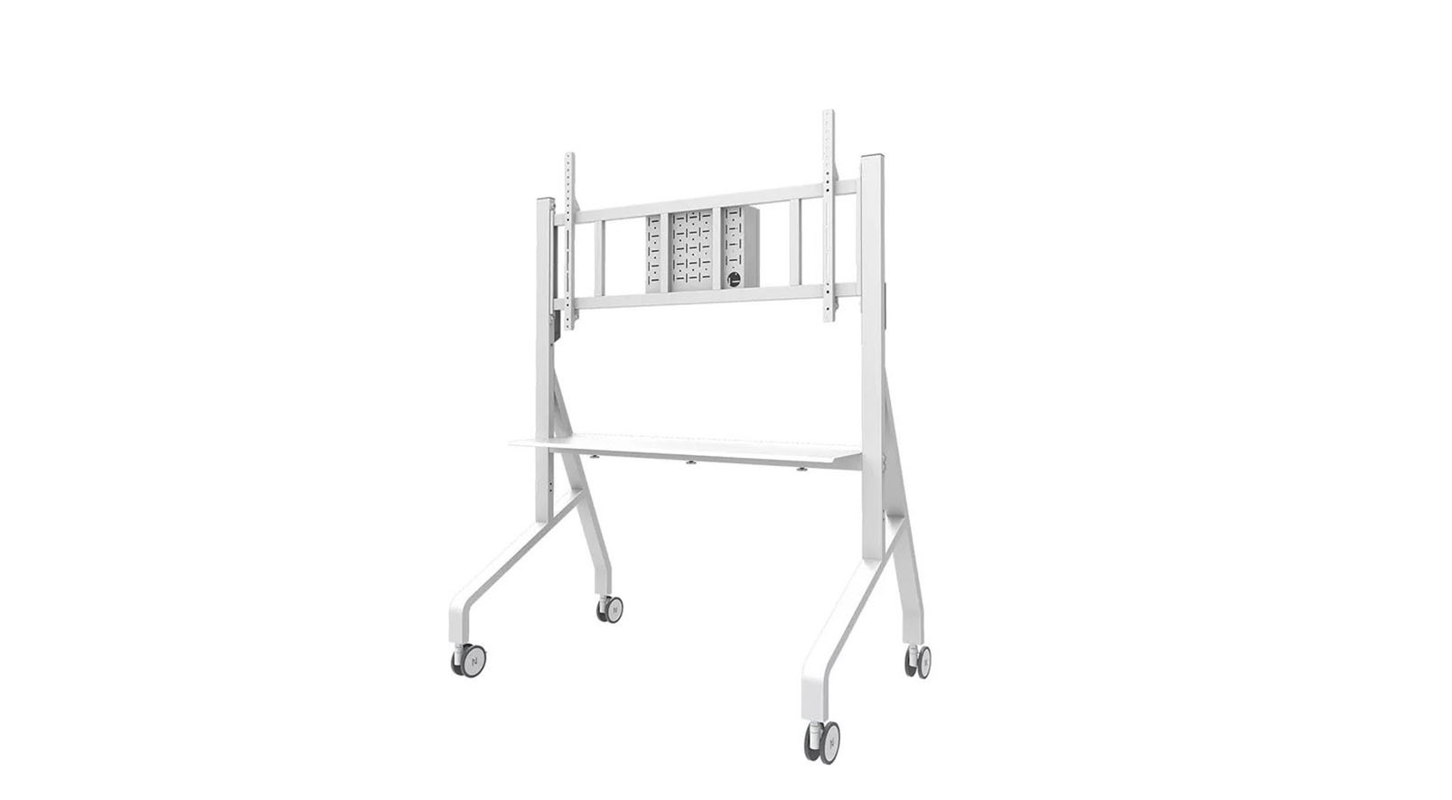 Neomounts-FL50-575WH1-MOVE-Go-XL-tv-wagen-65-115-inch