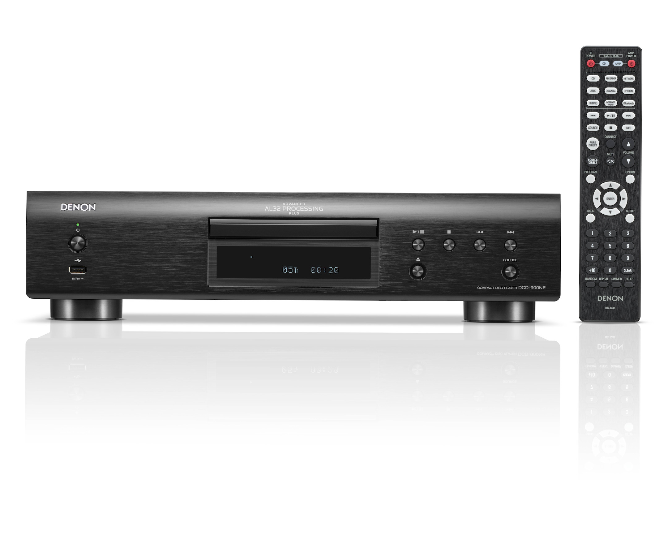 Denon DCD-900NE CD-Player - Front USB - Hi-Res-Audio, Schwarz - Demoware Denon-DCD-900NE-CD-Player-Front-USB-Hi-Res-Audio-Schwarz-Demoware