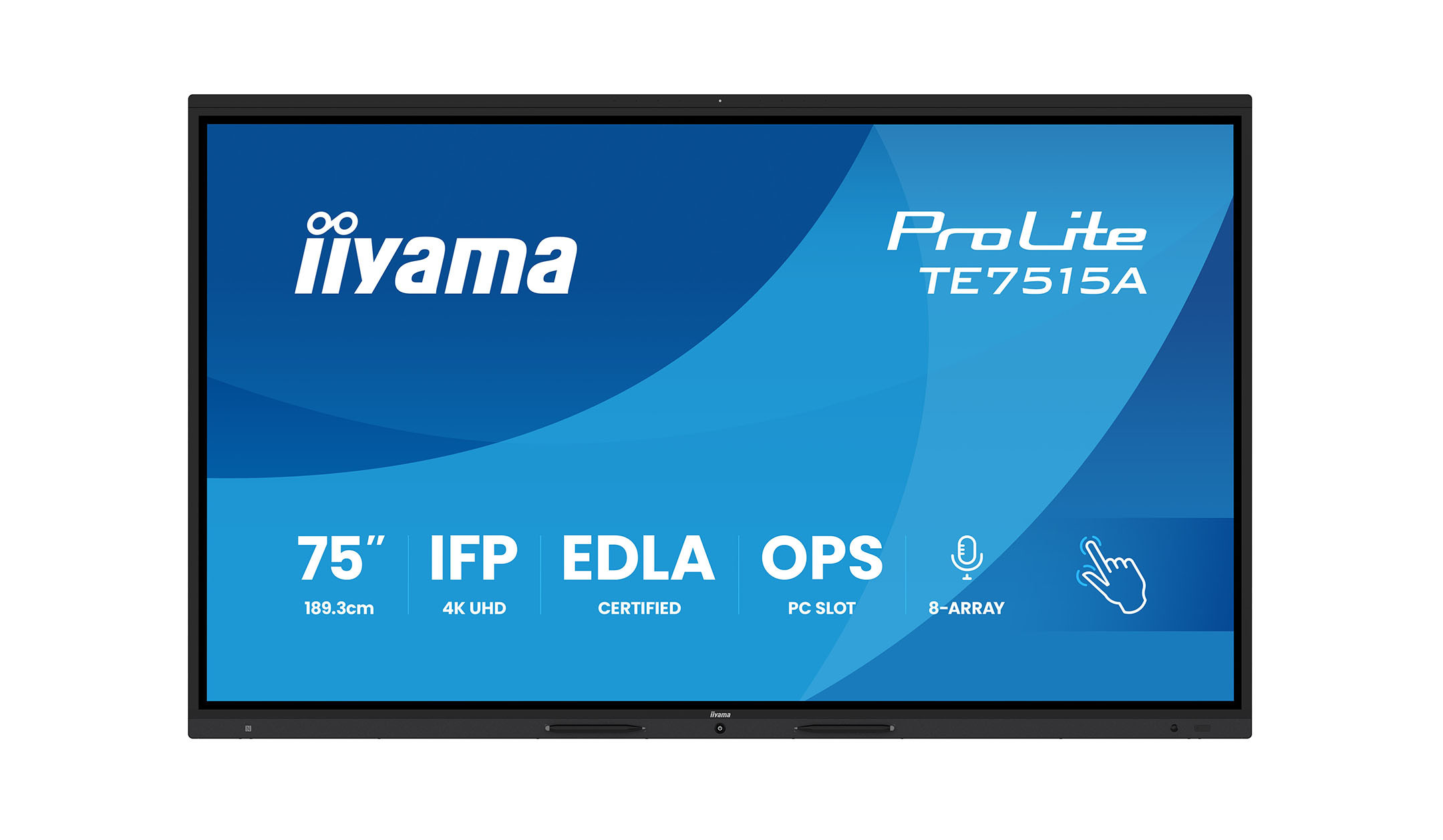 iiyama-TE7515A-B2AG-ProLite-75-4K-UHD-interactief-scherm-met-Google-EDLA-certificering
