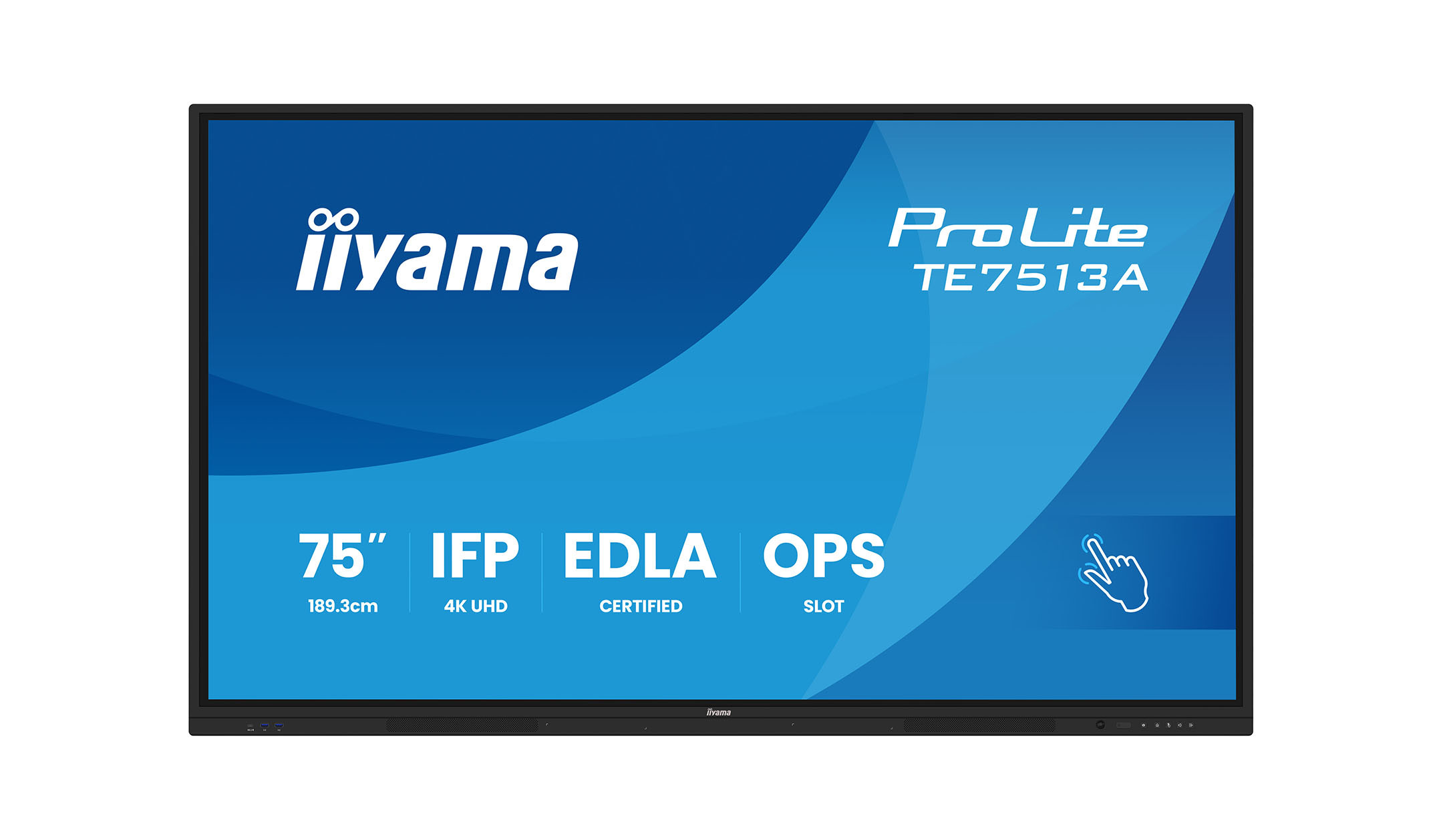iiyama-TE7513A-B2AG-Prolite-75-inch-interactief-scherm-Google-EDLA-gecertificeerd-voor-naadloze-integratie-en-samenwerking