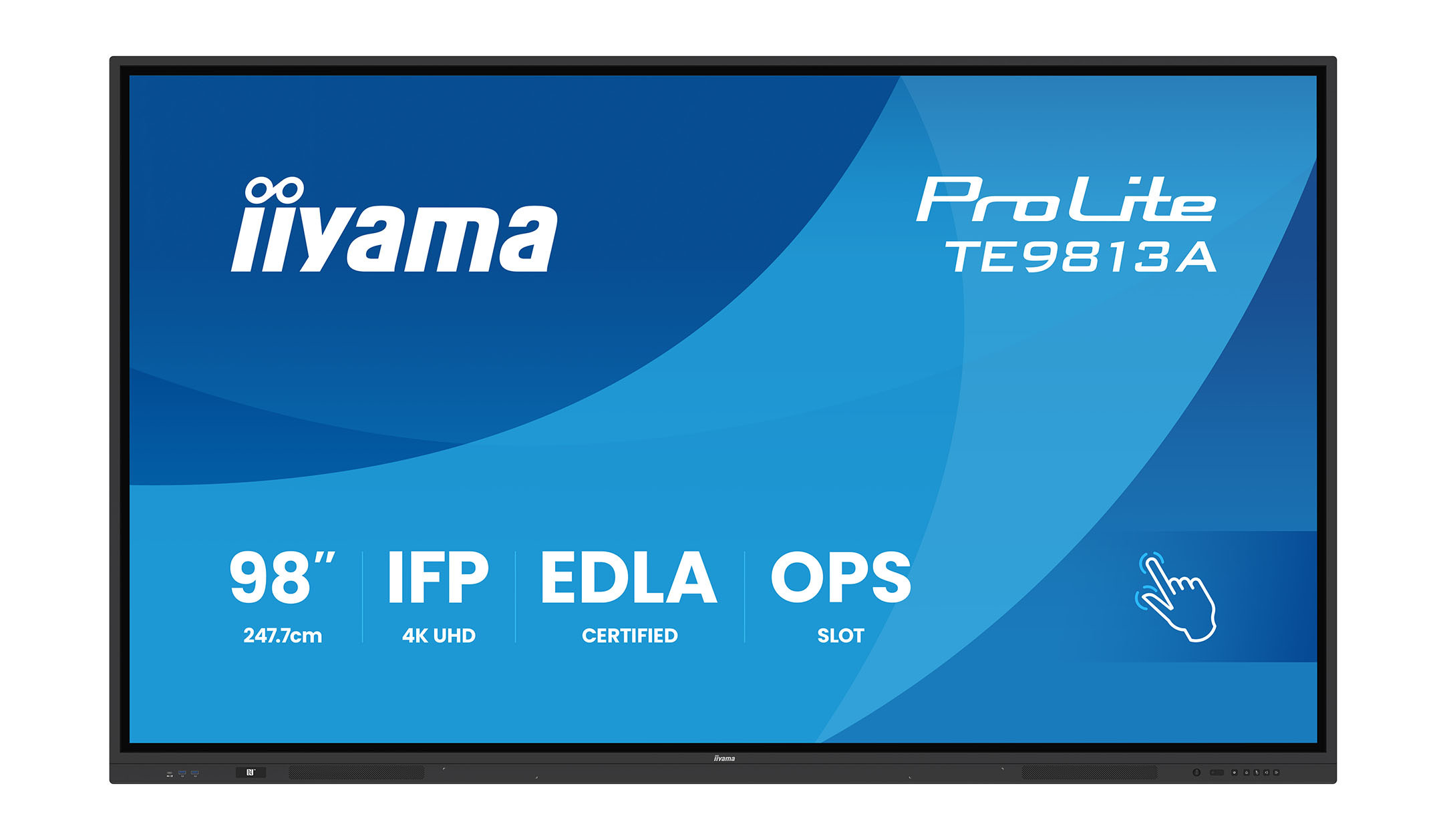 iiyama ProLite TE9813A-B2AG 98" interactive Google EDLA-certified display for seamless integration and collaboration iiyama-ProLite-TE9813A-B2AG-98-inch-interactief-scherm-met-Google-EDLA-certificering-voor-naadloze-integratie-en-samenwerking
