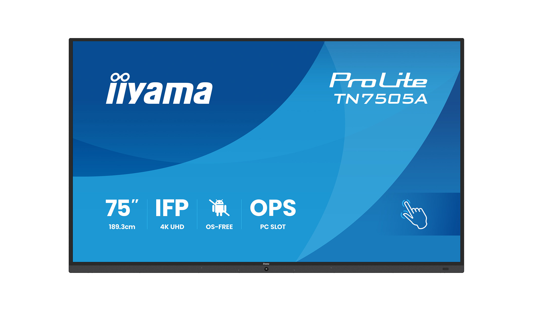 iiyama-TN7505A-B1AG-ProLite-Professional-75-touchscreen-display-zonder-besturingssysteem-inclusief-wandbevestiging