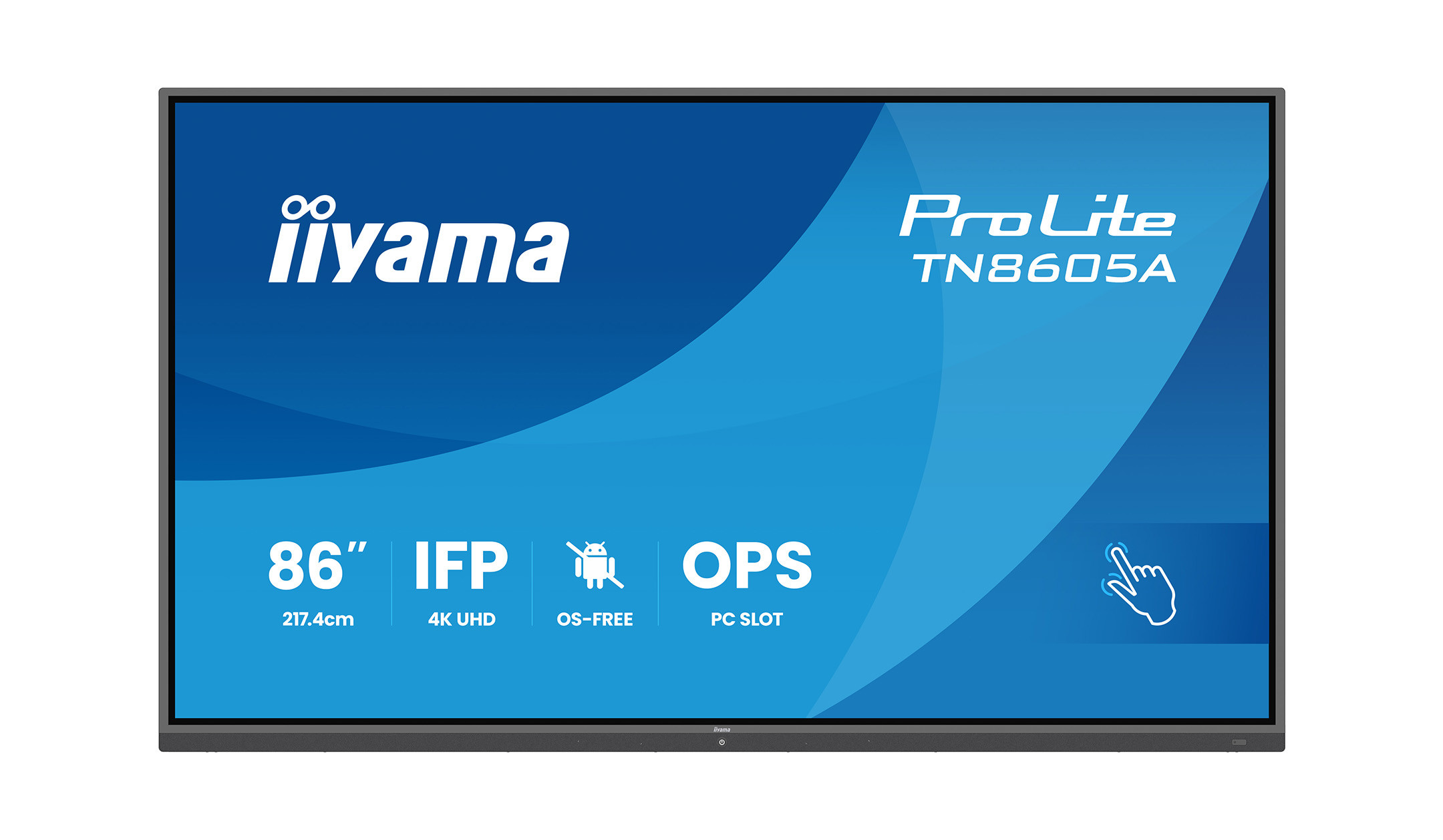 iiyama-TN8605A-B1AG-ProLite-Professional-85-6-inch-touchscreen-zonder-besturingssysteem