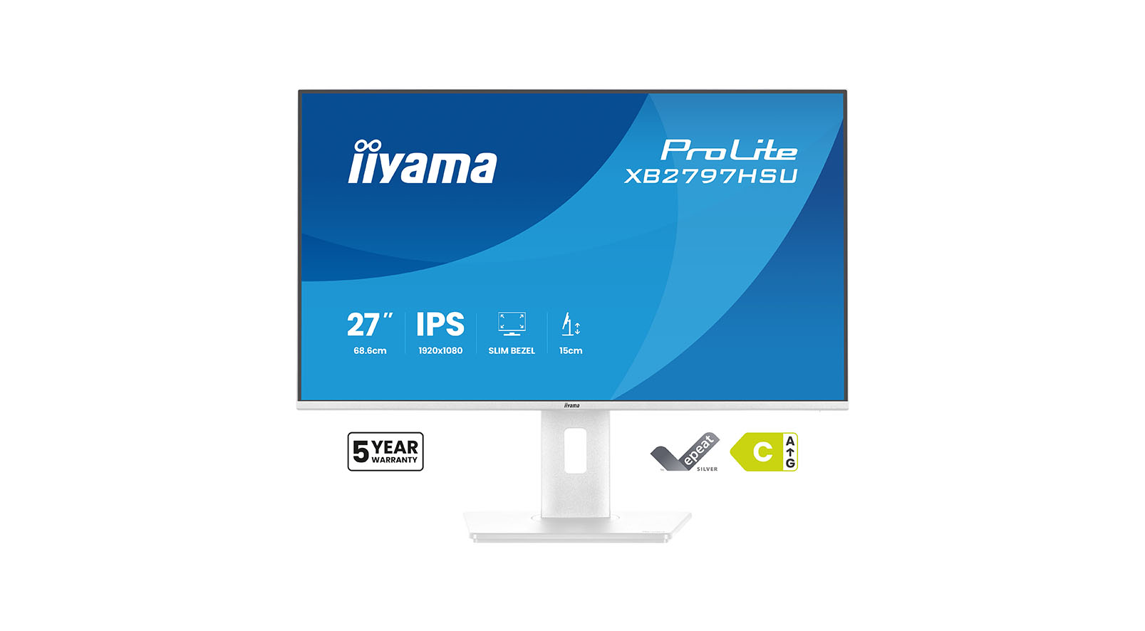 iiyama ProLite XB2797HSU-W1 eco-friendly 27-inch IPS monitor for modern workplaces iiyama-ProLite-XB2797HSU-W1-milieuvriendelijke-27-inch-IPS-monitor-voor-moderne-werkplekken