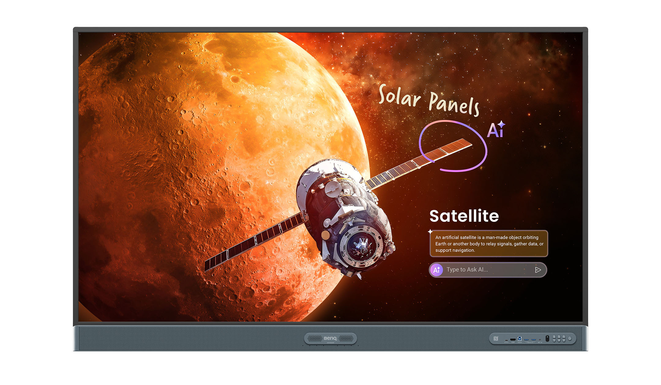 BenQ-RP8605-Board-Pro-86-inch-interactief-scherm-voor-scholen-en-universiteiten-met-antibacteriele-bescherming