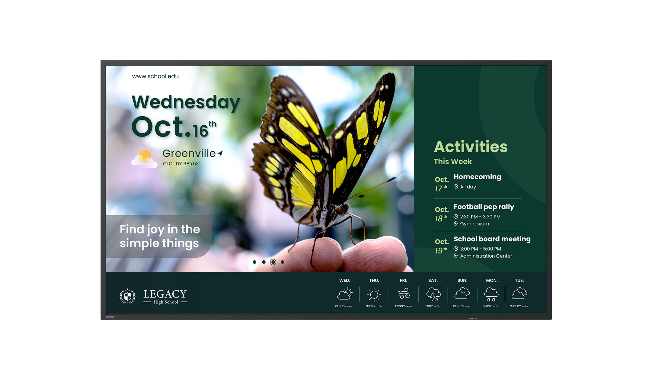 BenQ ST6504 Écran d'affichage intelligent 4K de 65 pouces pour la communication professionnelle BenQ-ST6504-65-inch-4K-Smart-Signage-voor-professionele-communicatie