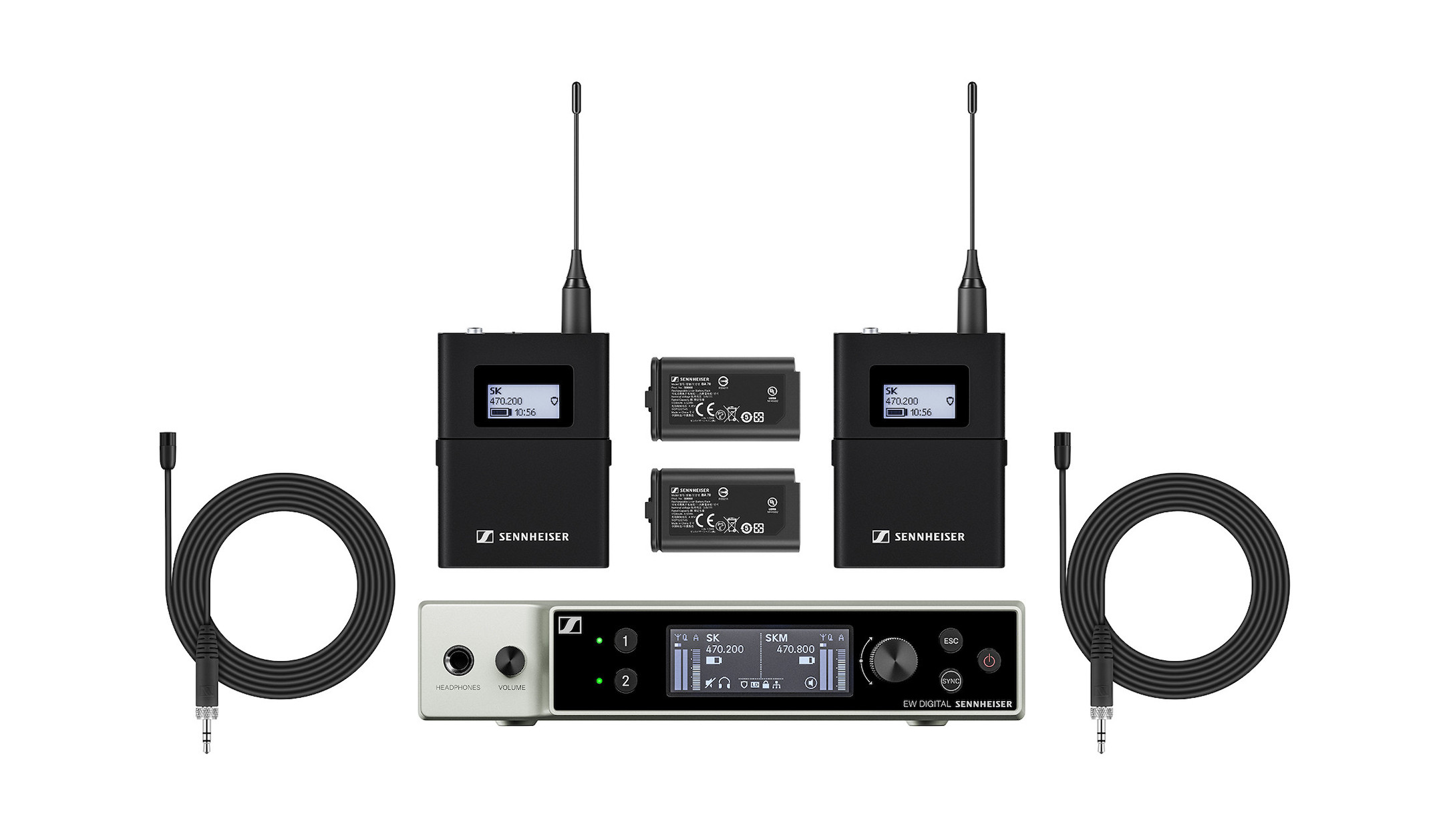 Sennheiser EW-DX MKE 2 SET Digitales drahtloses Lavalier-Set (R1-9) Sennheiser-EW-DX-MKE-2-SET-Digitales-drahtloses-Lavalier-Set-R1-9