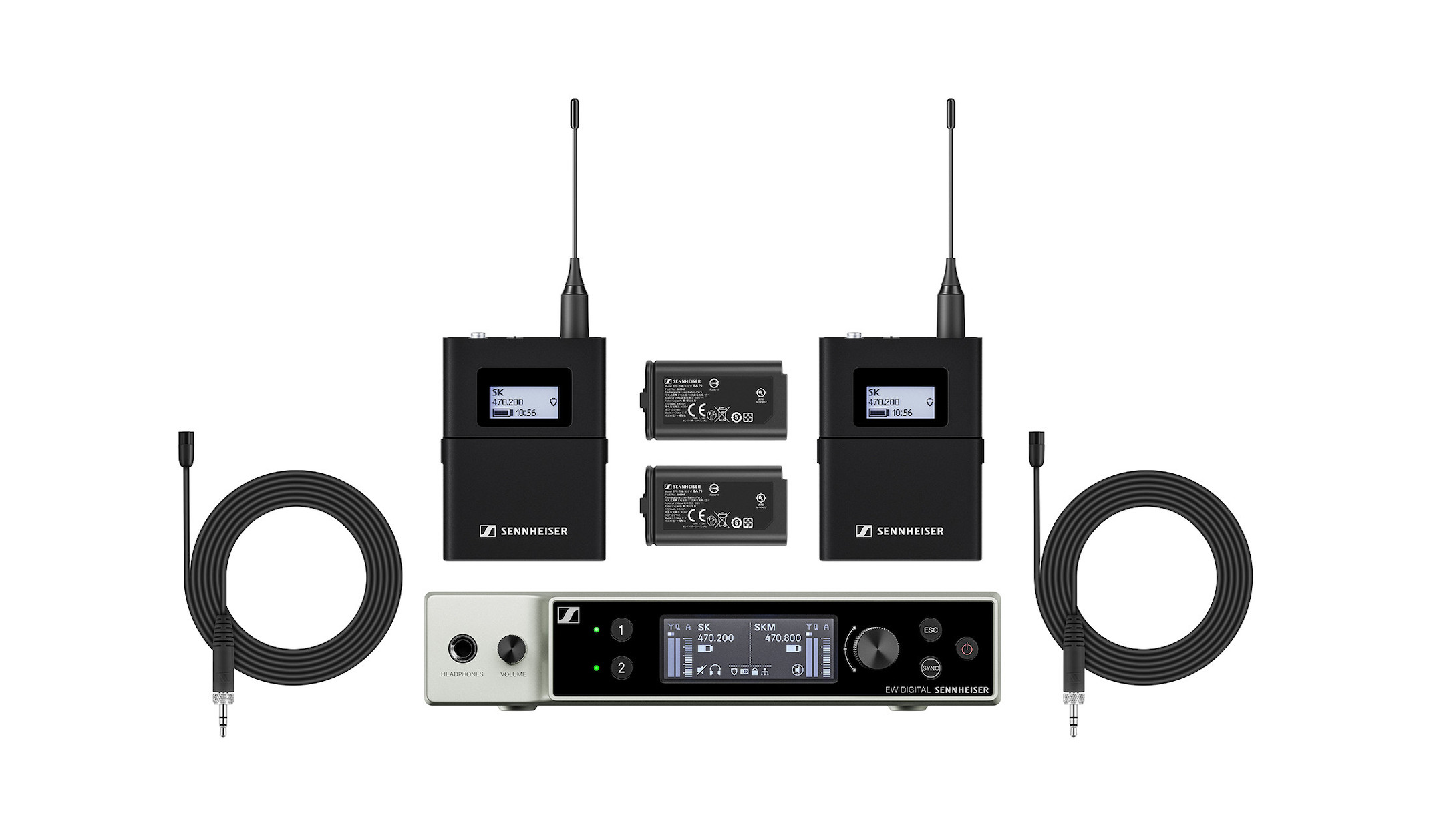 Sennheiser EW-DX MKE 2-835-S SET Digitales drahtloses Lavalier-/ Handheld-Set (S2-10) Sennheiser-EW-DX-MKE-2-835-S-SET-Digitales-drahtloses-Lavalier-Handheld-Set-S2-10