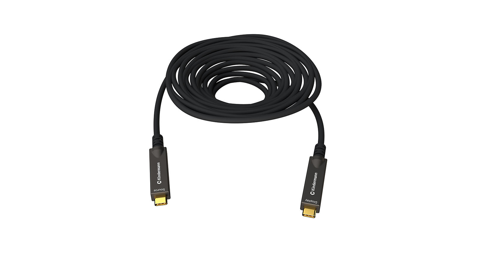 Kindermann USB-C AOC Full Feature Kabel, 8m St/St Kindermann-USB-C-AOC-Full-Feature-Kabel-8m-St-St