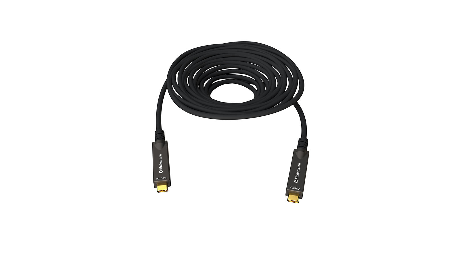 Kindermann USB 3.2 Gen2 AOC USB-C Kabel, 8m (St/St) Kindermann-USB-3-2-Gen2-AOC-USB-C-Kabel-8m-St-St