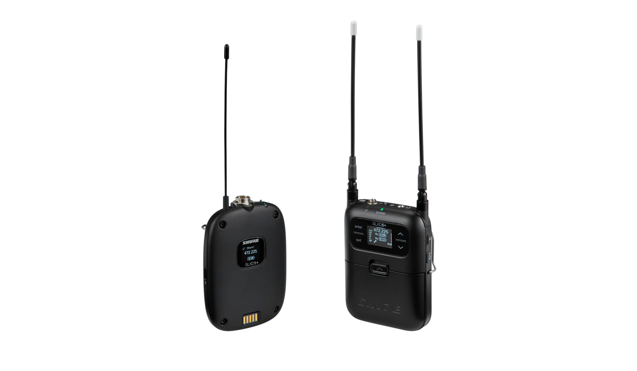 Shure-SLXD15-mobiles-digitales-Drahtlossystem-mit-SLXD5-Drahtlosempfanger-und-SLXD1-Taschensender-Frequenzband-S50