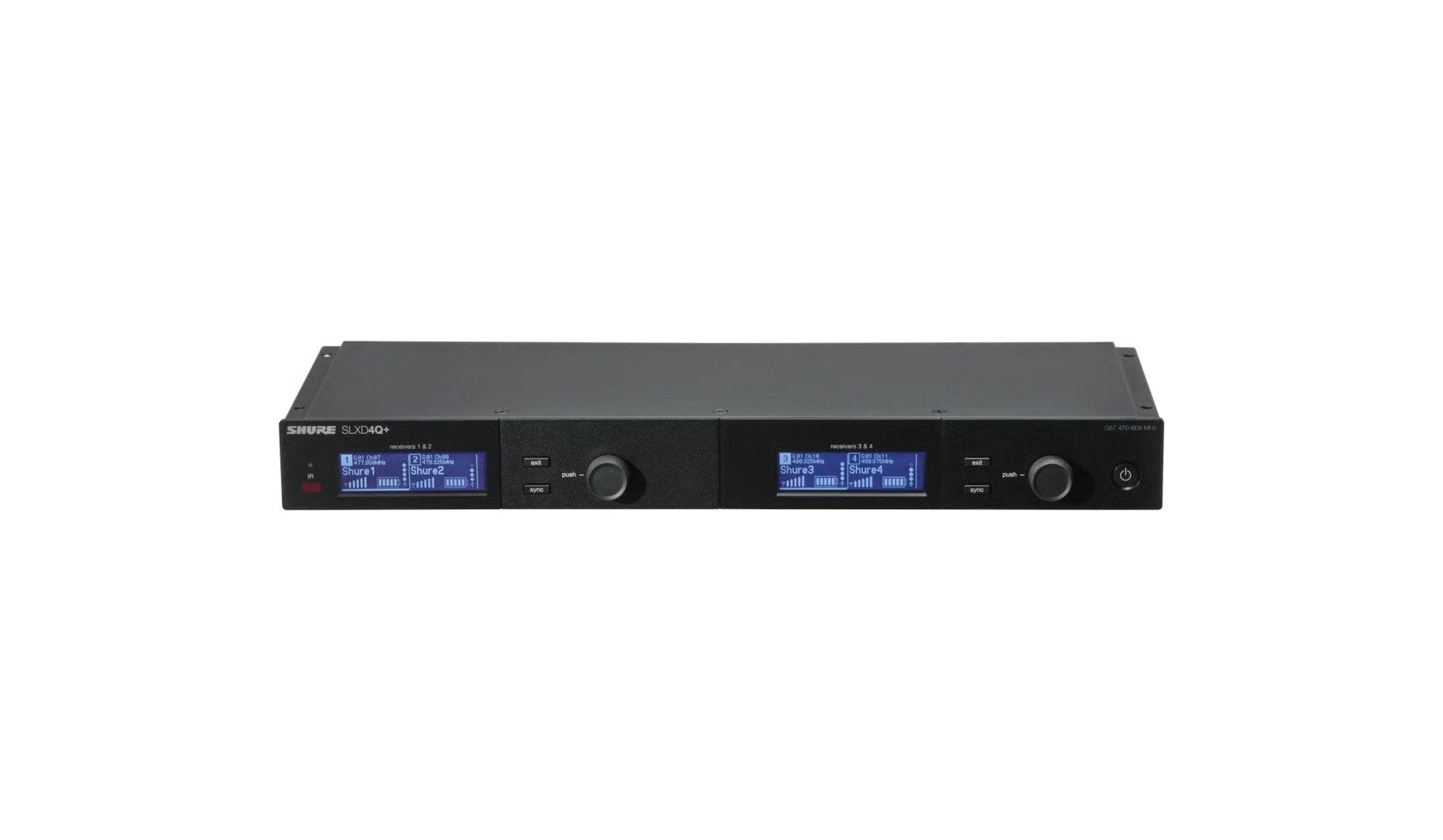 Shure-SLXD4Q-4-Kanal-Empfanger-Frequenzband-S50