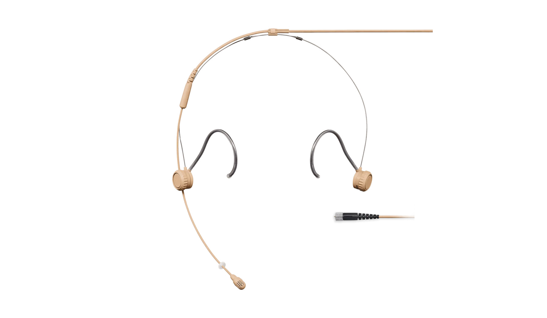 Shure-TH53-TwinPlexTM-Subminiatur-Headset-mit-MDOT-Stecker-Farbe-Beige