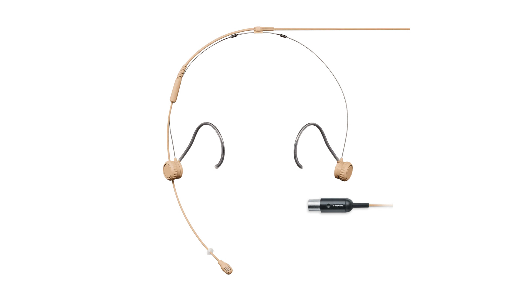 Shure TH53 TwinPlex™ Subminiatur-Headset mit MTQG Stecker, Farbe: Beige Shure-TH53-TwinPlexTM-Subminiatur-Headset-mit-MTQG-Stecker-Farbe-Beige