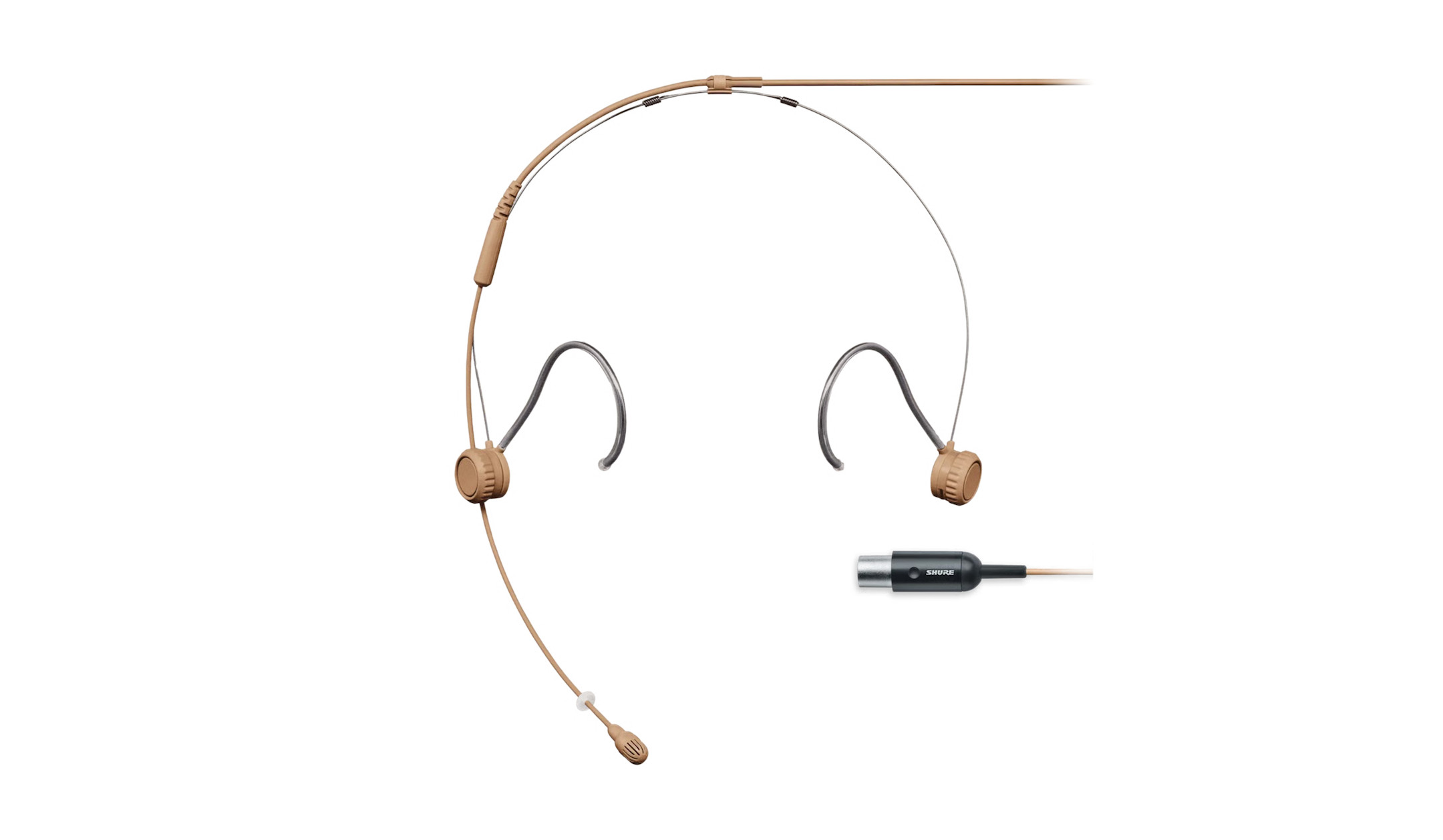 Shure TH53 TwinPlex™ Subminiatur-Headset mit MTQG Stecker, Farbe: Kakao Shure-TH53-TwinPlexTM-Subminiatur-Headset-mit-MTQG-Stecker-Farbe-Kakao
