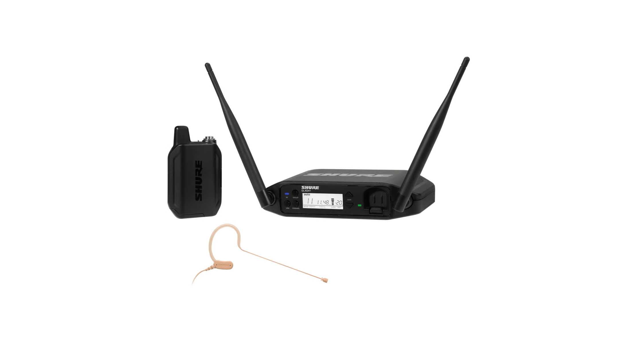 Shure-GLXD-digitales-Headset-Funksystem-mit-MX153-Ohrbugel-Mikrofon-EU-Freuqenzversion-Z4