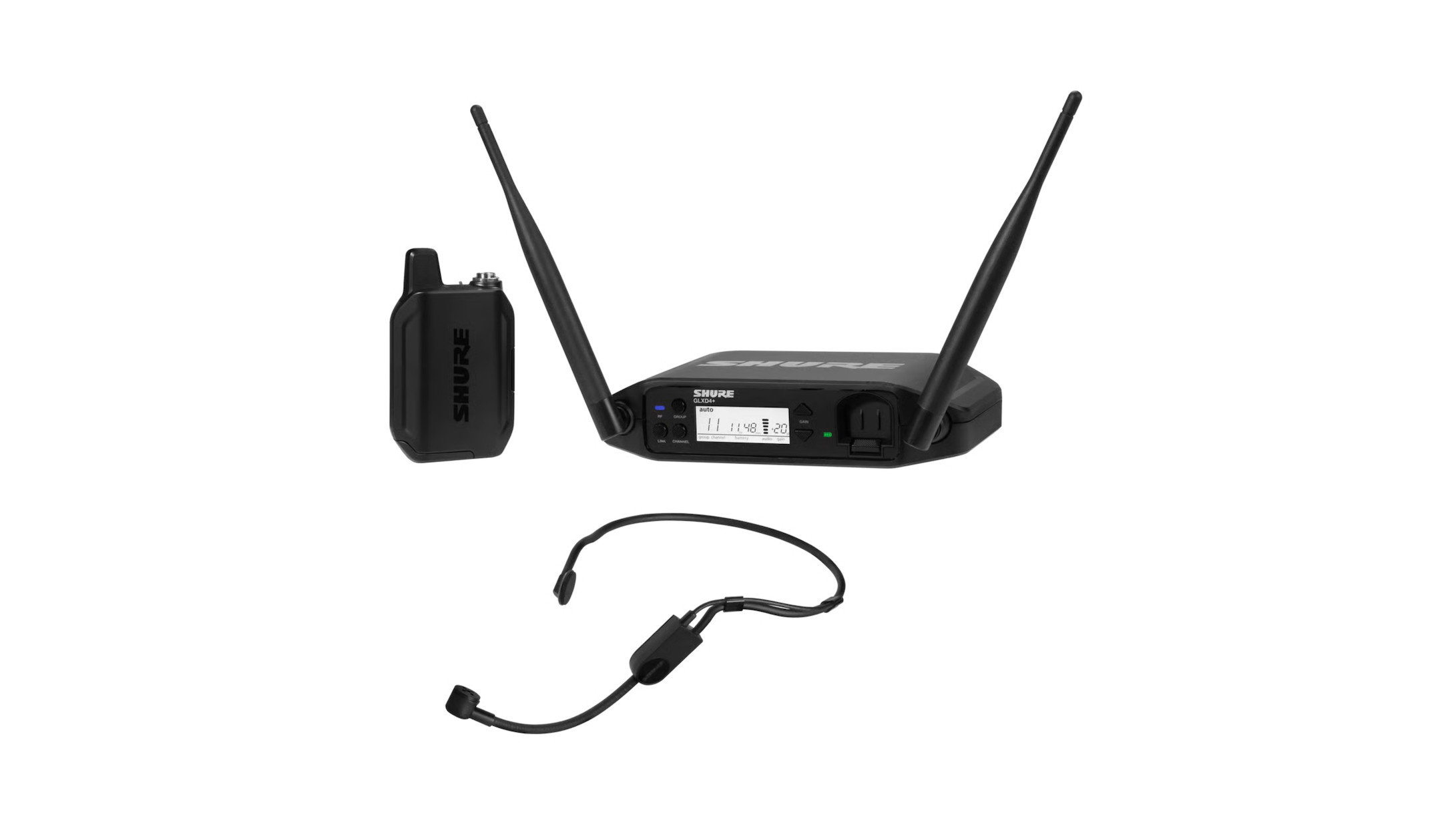 Shure-GLXD-digitales-Headset-Funksystem-mit-PGA31-Headset-Mikrofon-EU-Frequenzversion-Z4