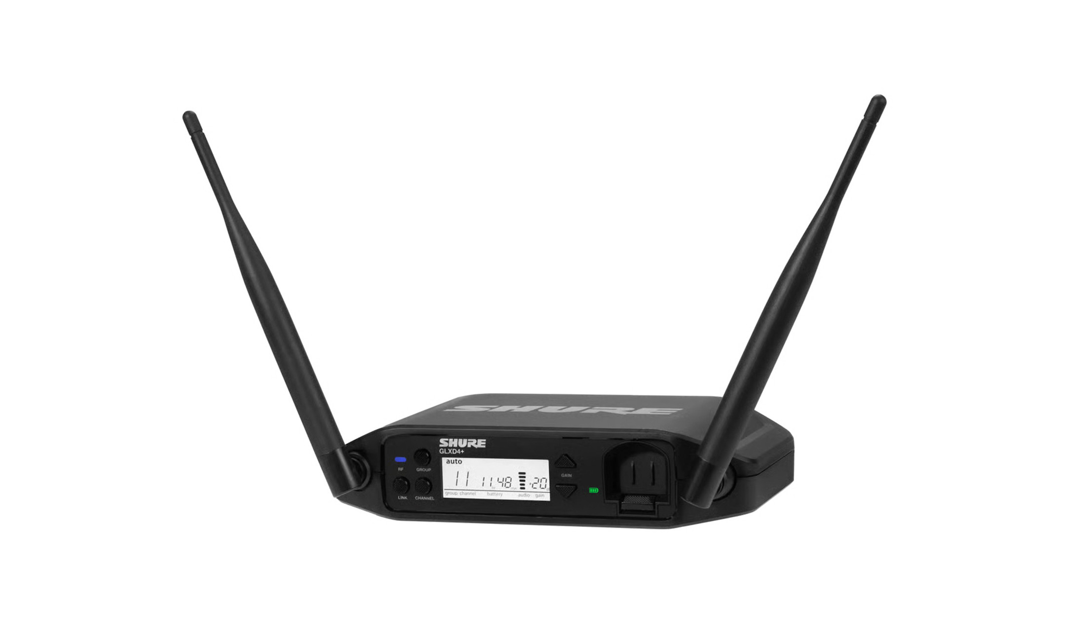 Shure-GLXD4-Digitaler-Dualband-Tischempfanger