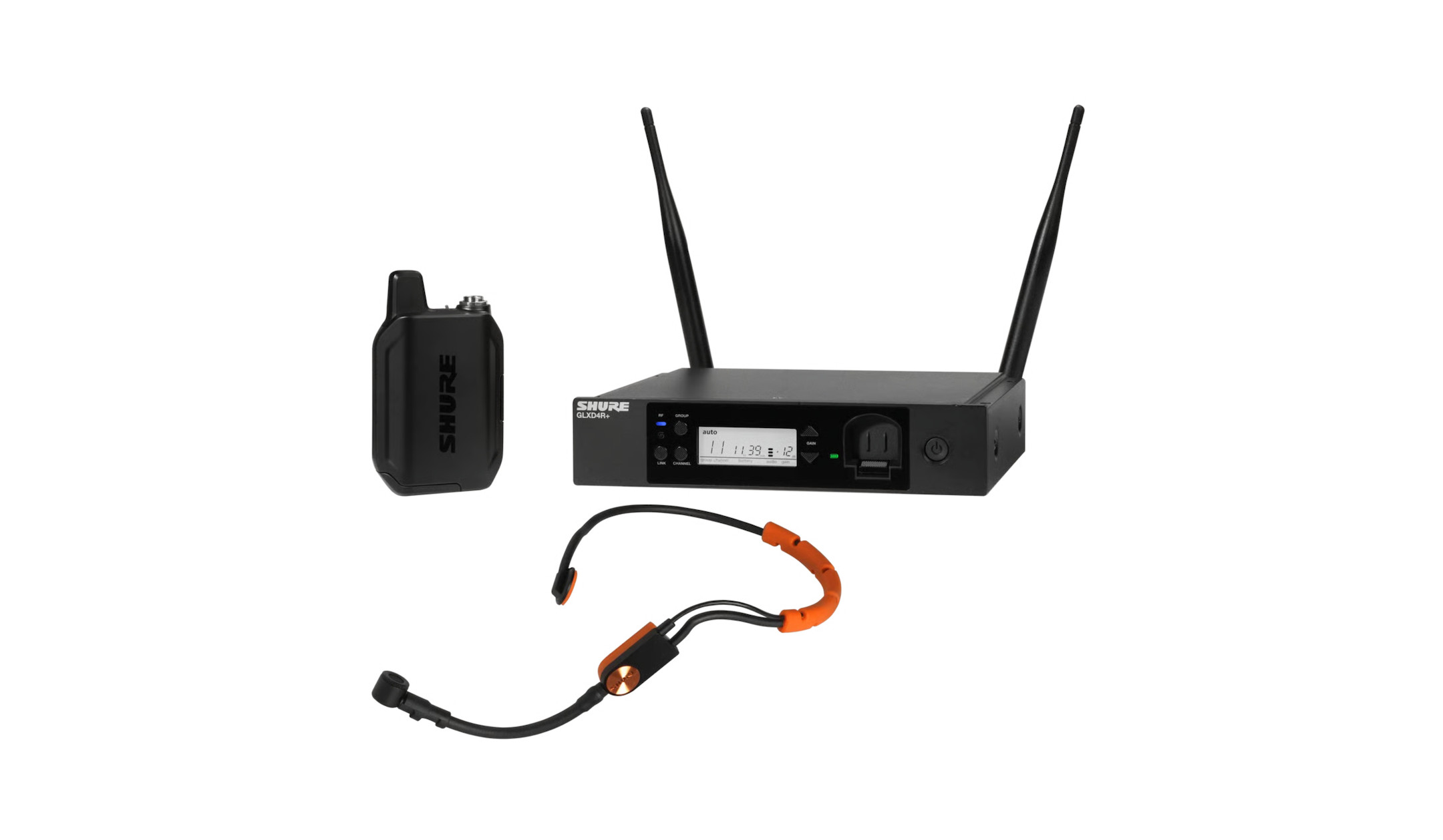 Shure-GLXDR-Headset-Funksystem-mit-SM31-Headset-Mikrofon-zur-Rackmontage-EU-Frequenzversion-Z4
