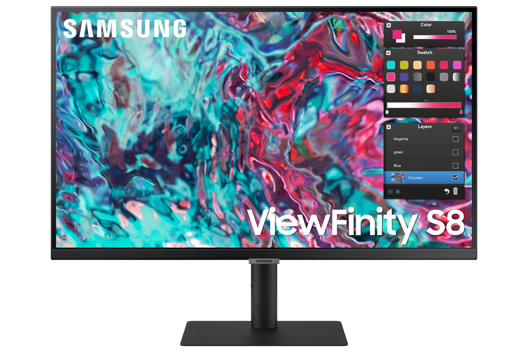 Samsung ViewFinity S27B800TGU 27" IPS Monitor, 3840 x 2160 4K UHD, 60Hz, 5ms - Demoware Samsung-S27B800TGU-27-ViewFinity-Business-Monitor-Demoware