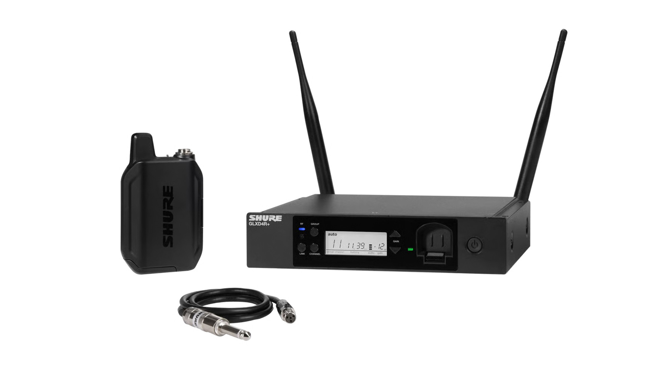 Shure GLXD14R+ Taschensender System, EU, Frequenzversion: Z4 Shure-GLXD14R-Taschensender-System-EU-Frequenzversion-Z4
