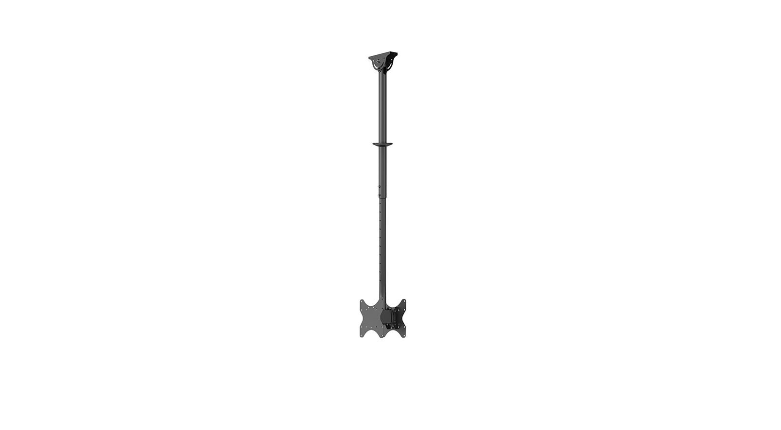 Neomounts-CL35-340BL22-Doppel-Monitor-TV-Deckenhalterung-23-43-H-106-156-cm