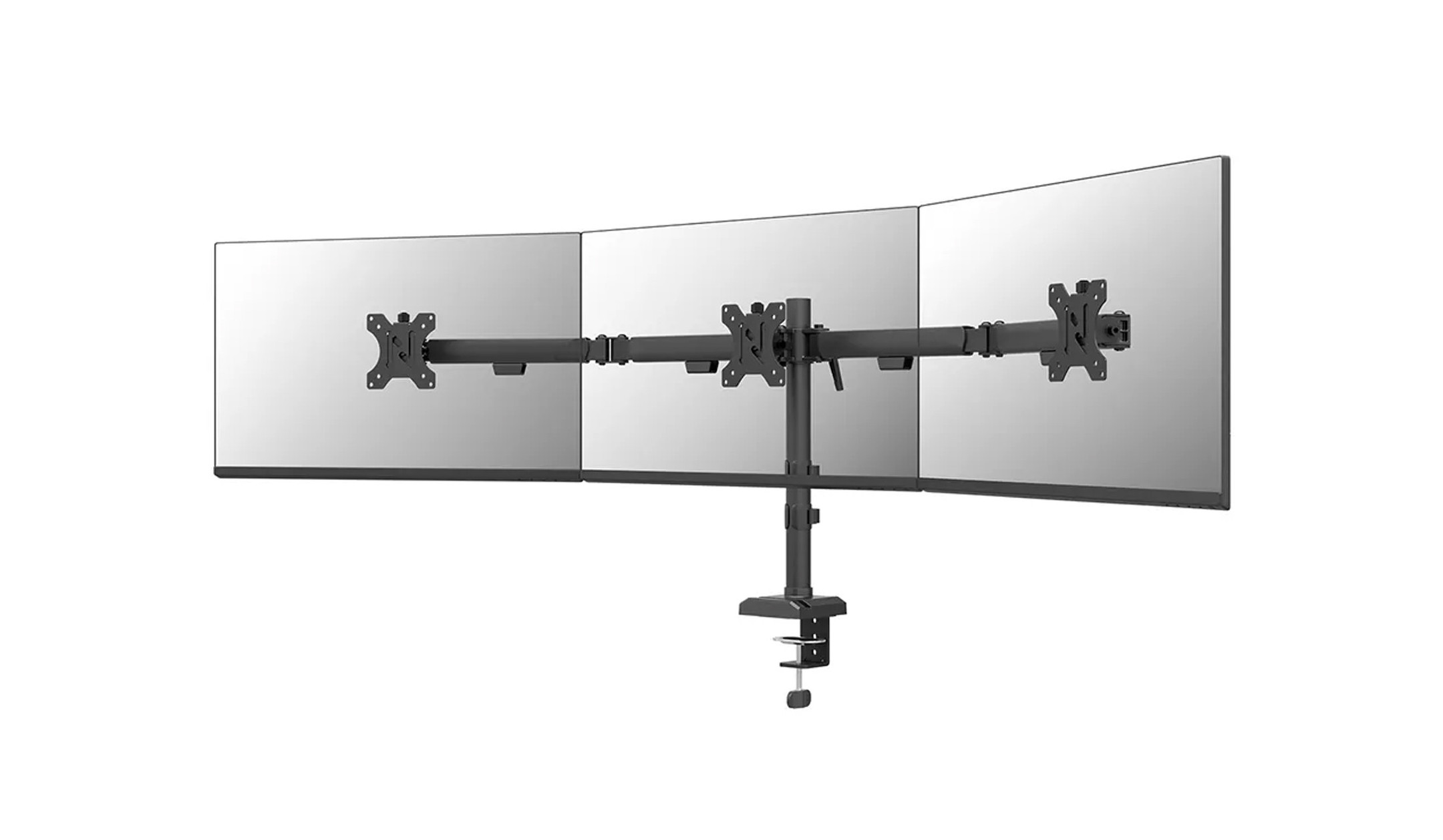 Neomounts DS60-600BL3 Monitorarm für drei Monitore bis zu 27 Zoll Neomounts-DS60-600BL3-Monitorarm-fur-drei-Monitore-bis-zu-27-Zoll