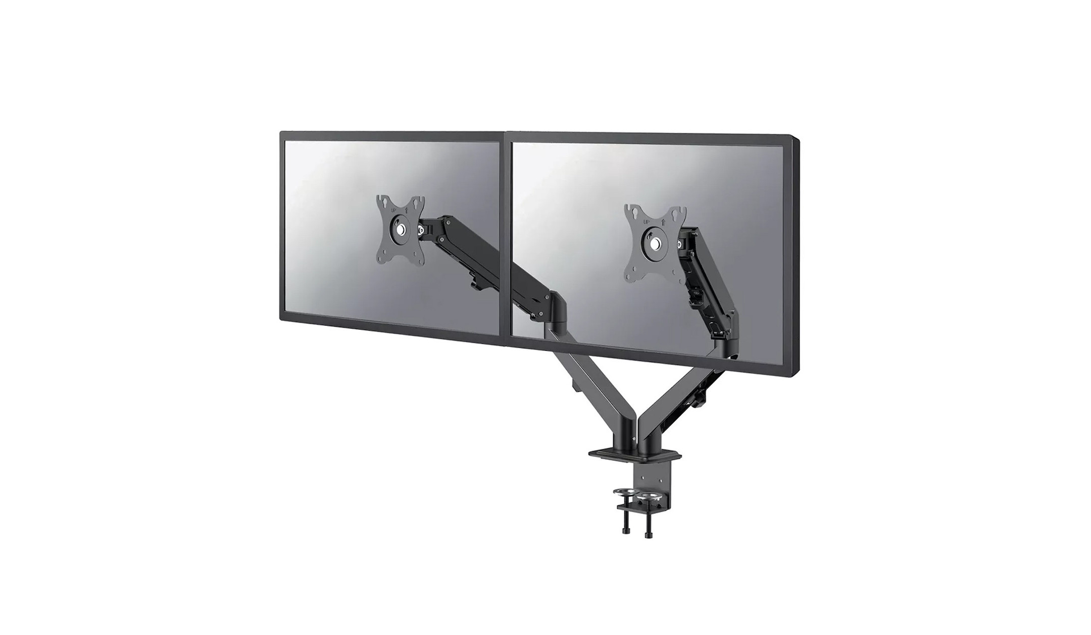 Neomounts DS70-700BL2 monitorarm voor twee monitoren tot 27 inch Neomounts-DS70-700BL2-monitorarm-voor-twee-monitoren-tot-27-inch