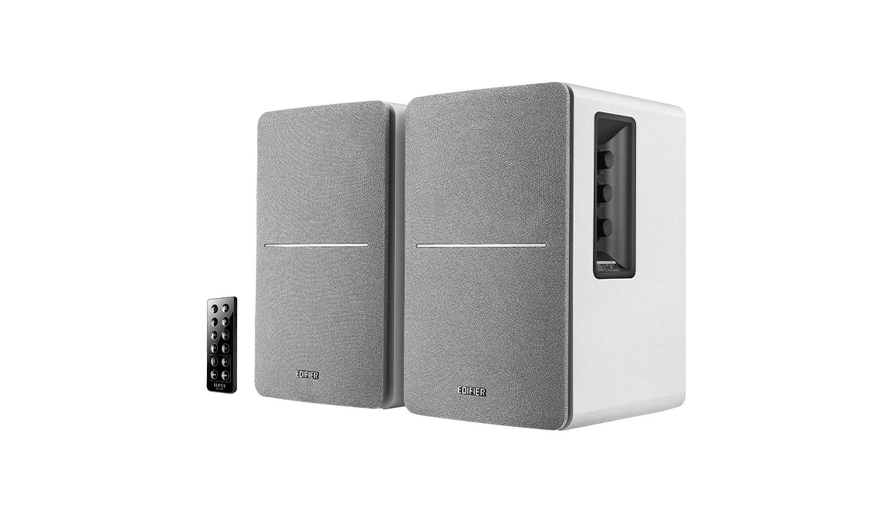 EDIFIER-R1280DB-Regallautsprecher-in-Weiss-Silber