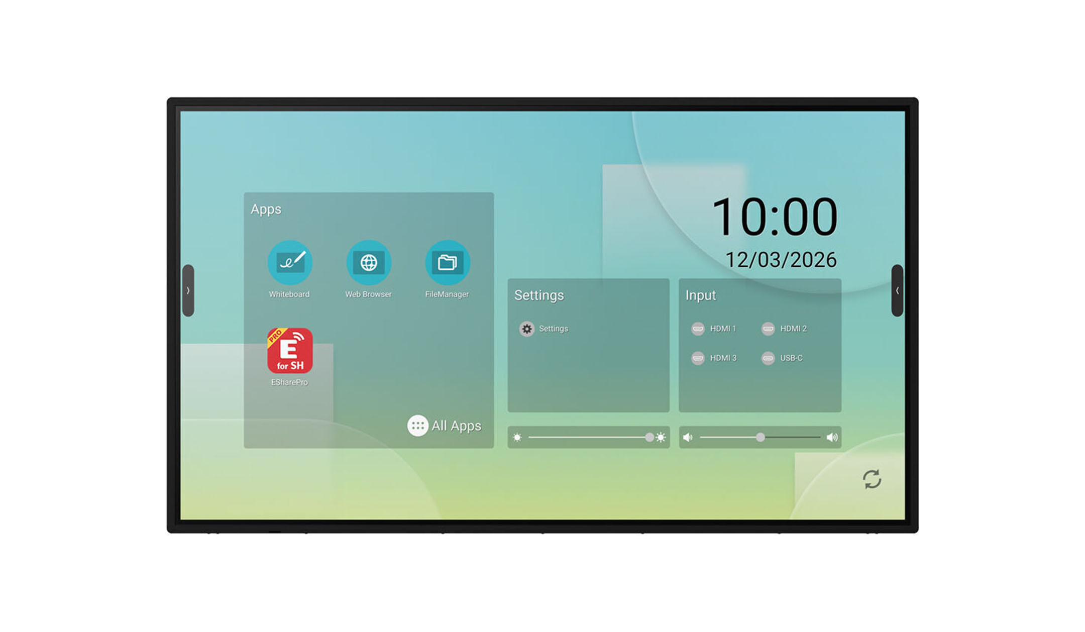 Sharp-PN-LB653-AQUOS-Board-65-4K-interaktives-Collaboration-Display-mit-EDLA-Zertifizierung-von-Google