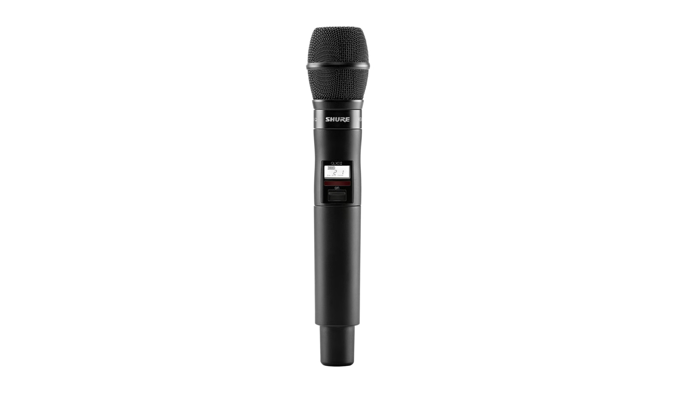 Shure QLXD2 Handsender mit KSM9 Mikrofonkapsel, Frequenzband: H51 Shure-QLXD2-Handsender-mit-KSM9-Mikrofonkapsel-Frequenzband-H51