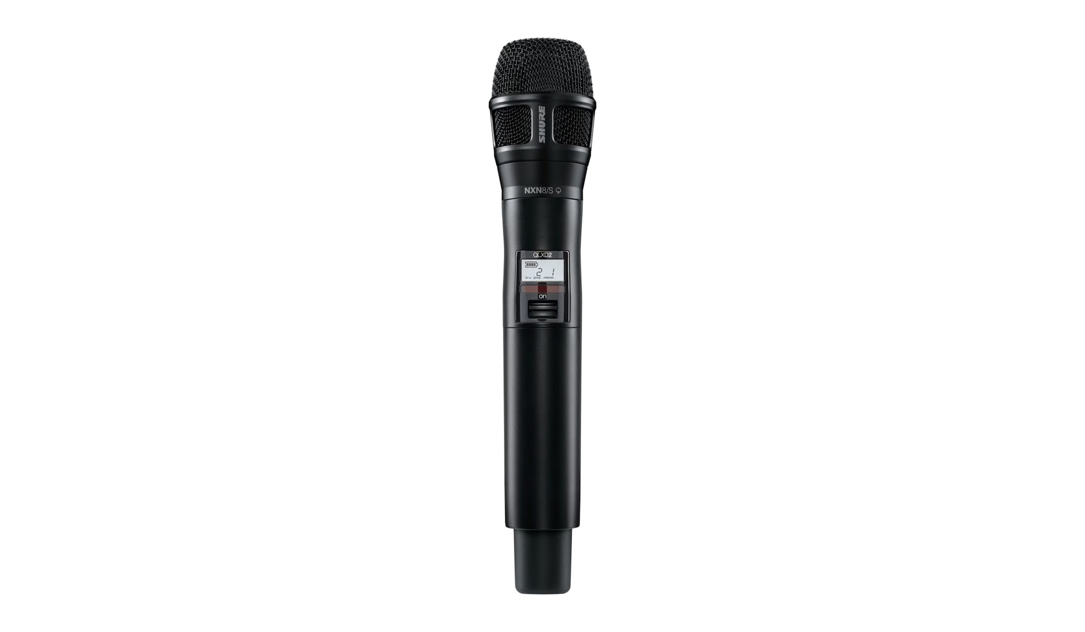 Shure QLXD2 Handsender mit N8S Mikrofonkapsel, Frequenzband: H51 Shure-QLXD2-Handsender-mit-N8S-Mikrofonkapsel-Frequenzband-H51