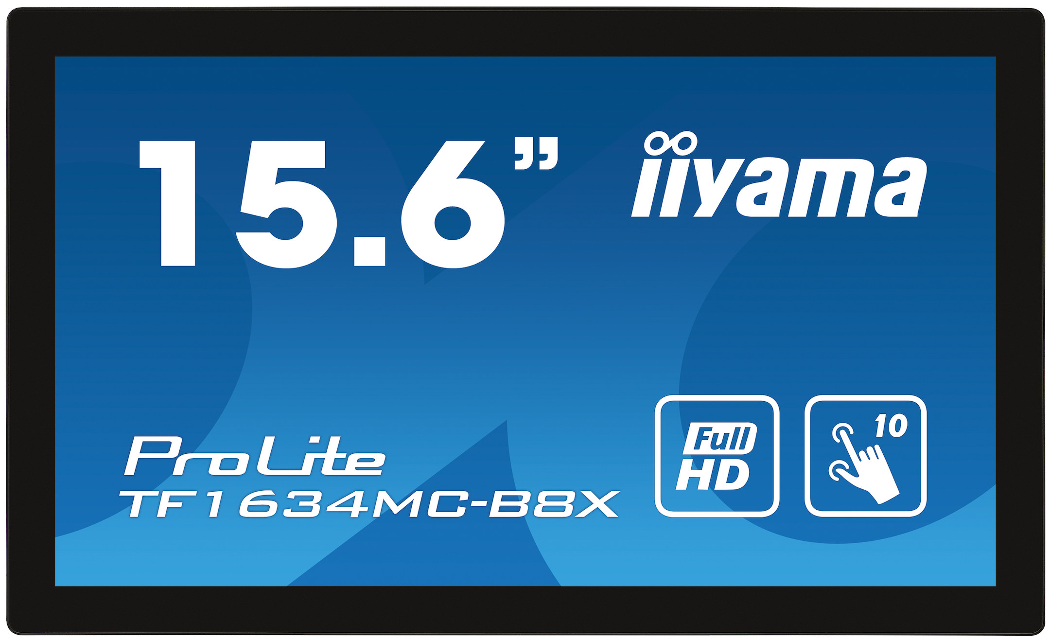iiyama PROLITE TF1634MC-B8X 16" IPS Monitor, 1920 x 1080 Full HD, 60Hz, 25ms - Demoware iiyama-PROLITE-TF1634MC-B8X-Monitor-Demoware