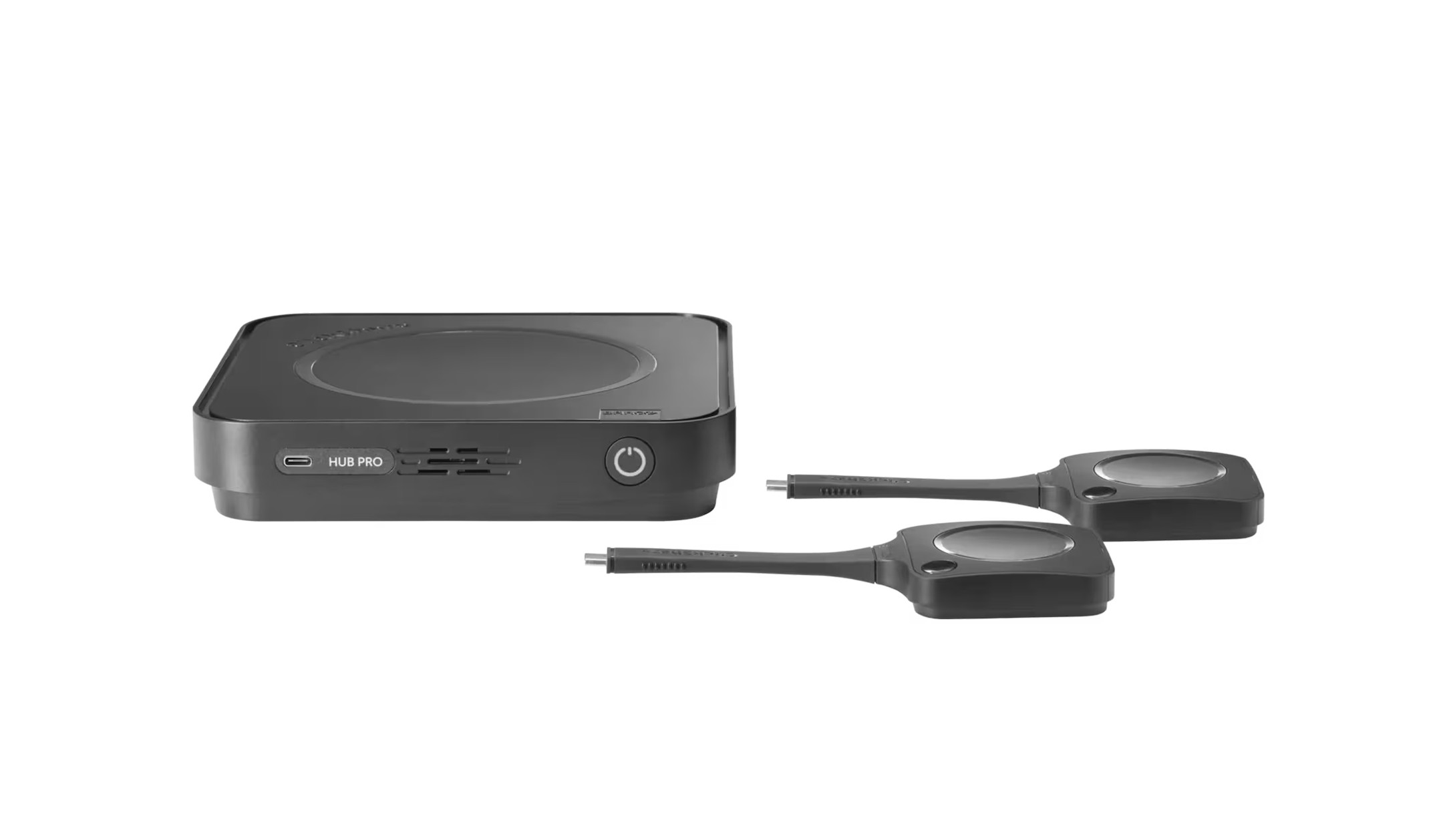 Barco-ClickShare-Hub-Pro-modulares-Videokonferenzraumsystem-fur-Hybrid-Meetings-mit-zwei-ClickShare-Buttons-mit-USB-C-DisplayPortTM-Demoware