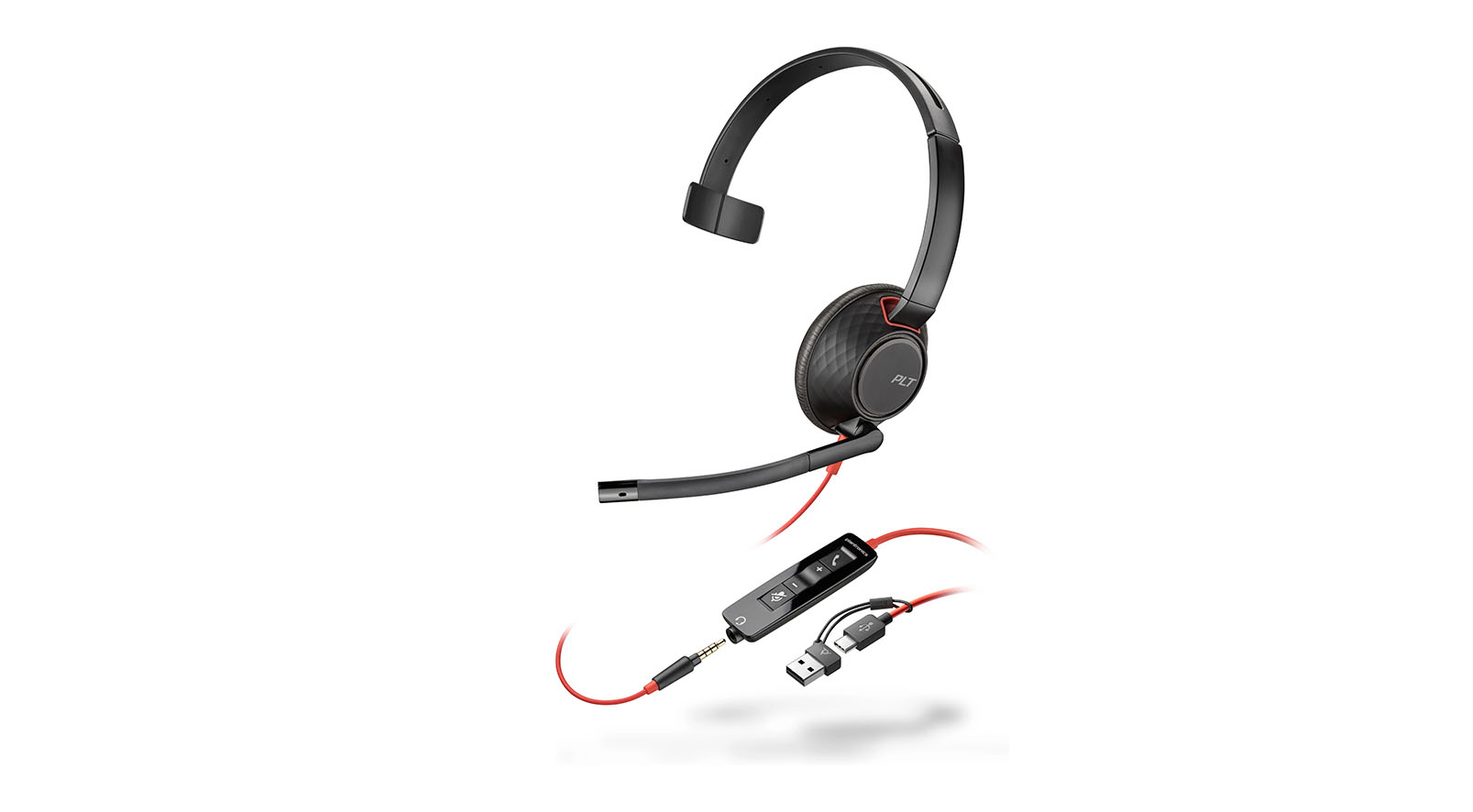 Poly-Blackwire-5210-bedrade-mono-headset-met-USB-C-3-5-mm-aansluiting-en-USB-C-naar-A-adapter