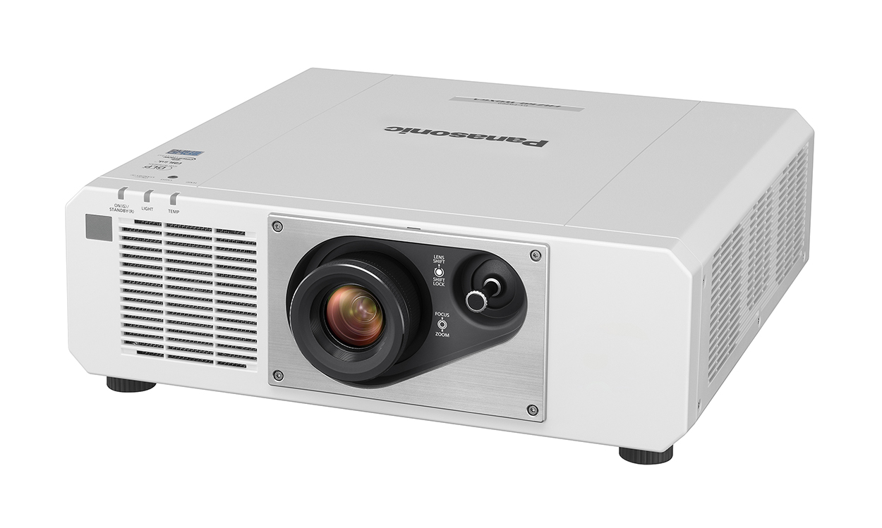 Panasonic-PT-FRZ50WE-Beamer-mit-5200-Lumen-und-360-Installation-fur-professionelle-Installationen-in-weiss-Demoware-Platin