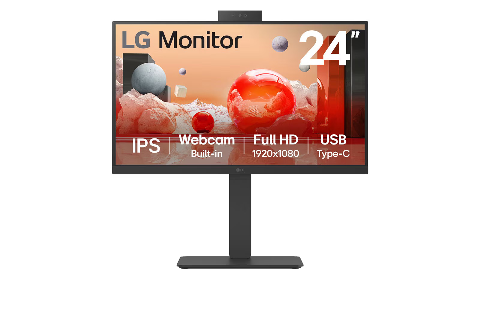 LG 24BA850-B 24" IPS FHD Monitor mit Webcam/Mic & UBC Type-C™ - Demoware LG-24BA850-B-24-IPS-FHD-Monitor-mit-Webcam-Mic-UBC-Type-CTM-Demoware