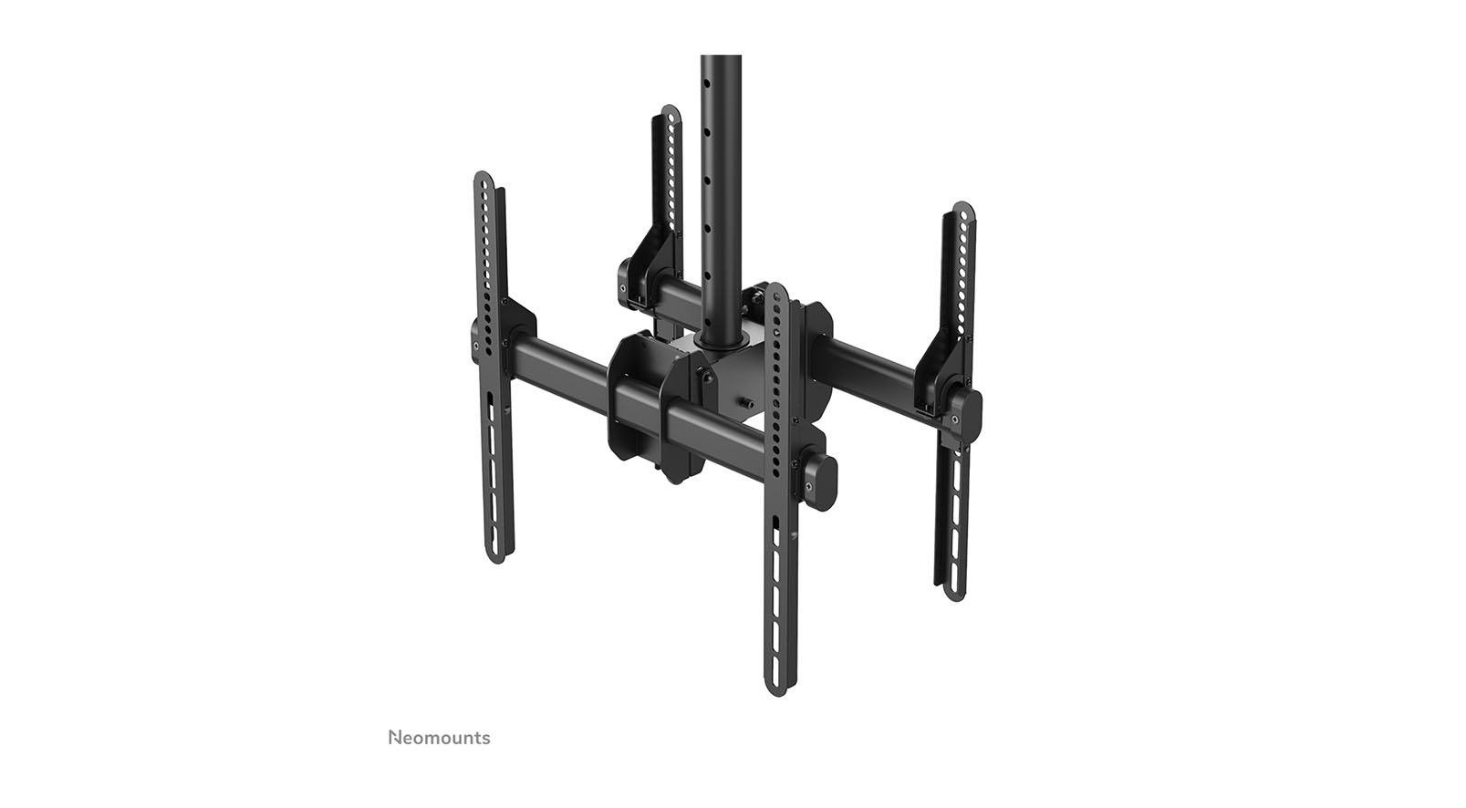 Neomounts NM-C440DBLACK Doppel Monitor-/TV-Deckenhalterung 32-60" Neomounts-NM-C440DBLACK-Plafondbevestiging-voor-twee-monitoren-of-tv-s-32-60