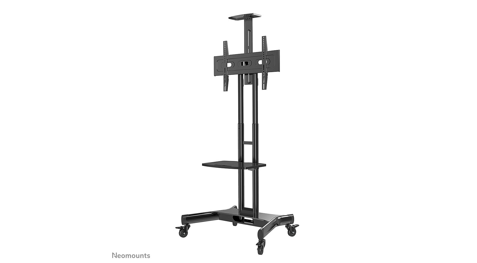 Neomounts-NM-M1700BLACK-TV-wagen-32-75-max-50-kg-handmatige-hoogteverstelling-104-2-154-2-cm