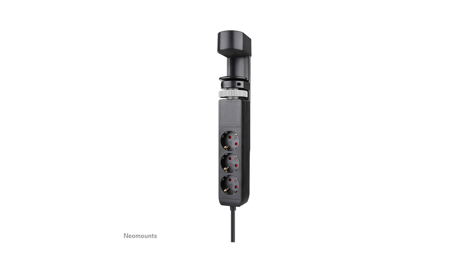 Neomounts-DS22-840BL6-Stekkerdoos-voor-op-het-bureau-met-klem-en-USB-C-en-USB-A-poorten-zwart
