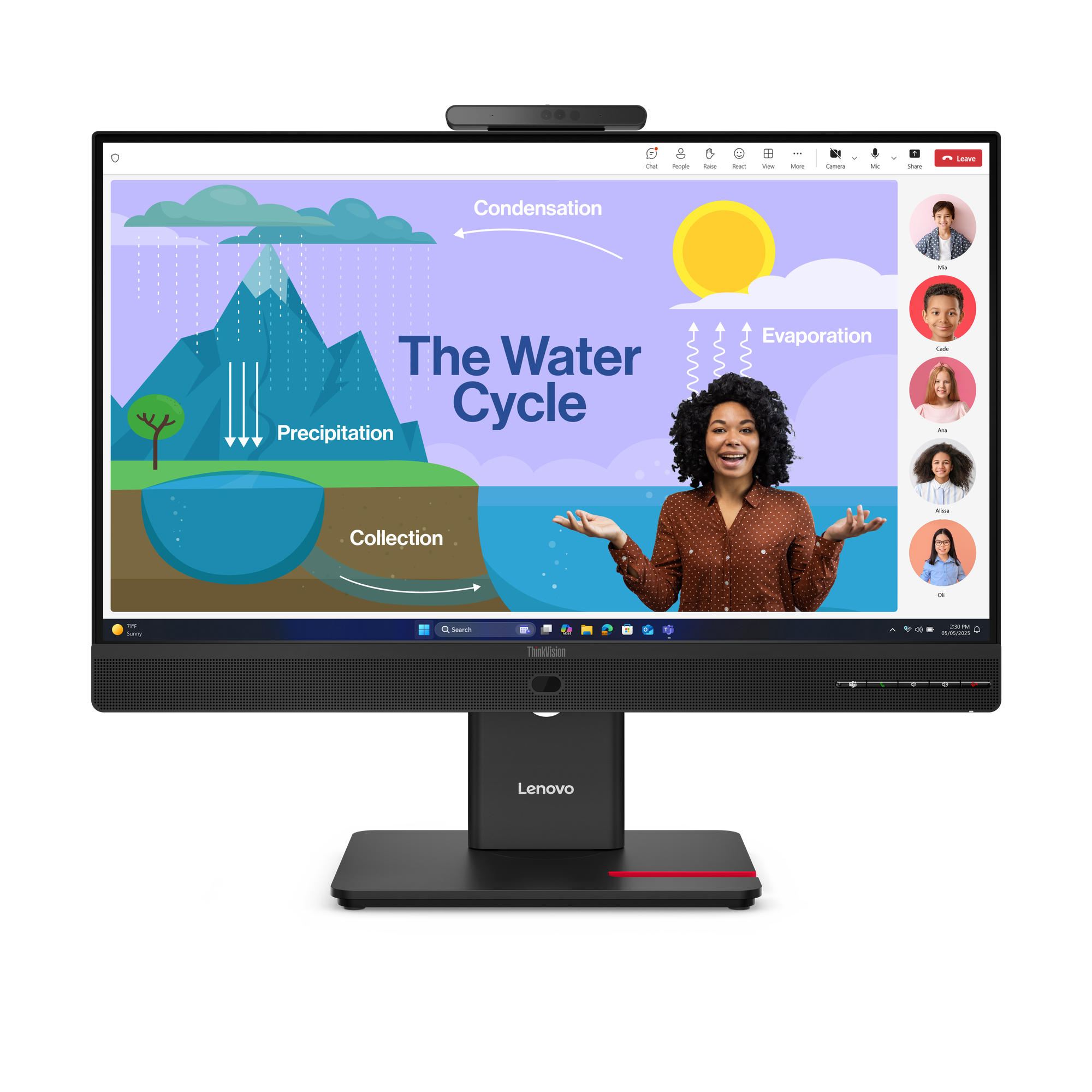 Lenovo-ThinkVision-T24D-4v-23-8-inch-Full-HD-monitor-met-5-MP-webcam-voor-hybride-werkplekken