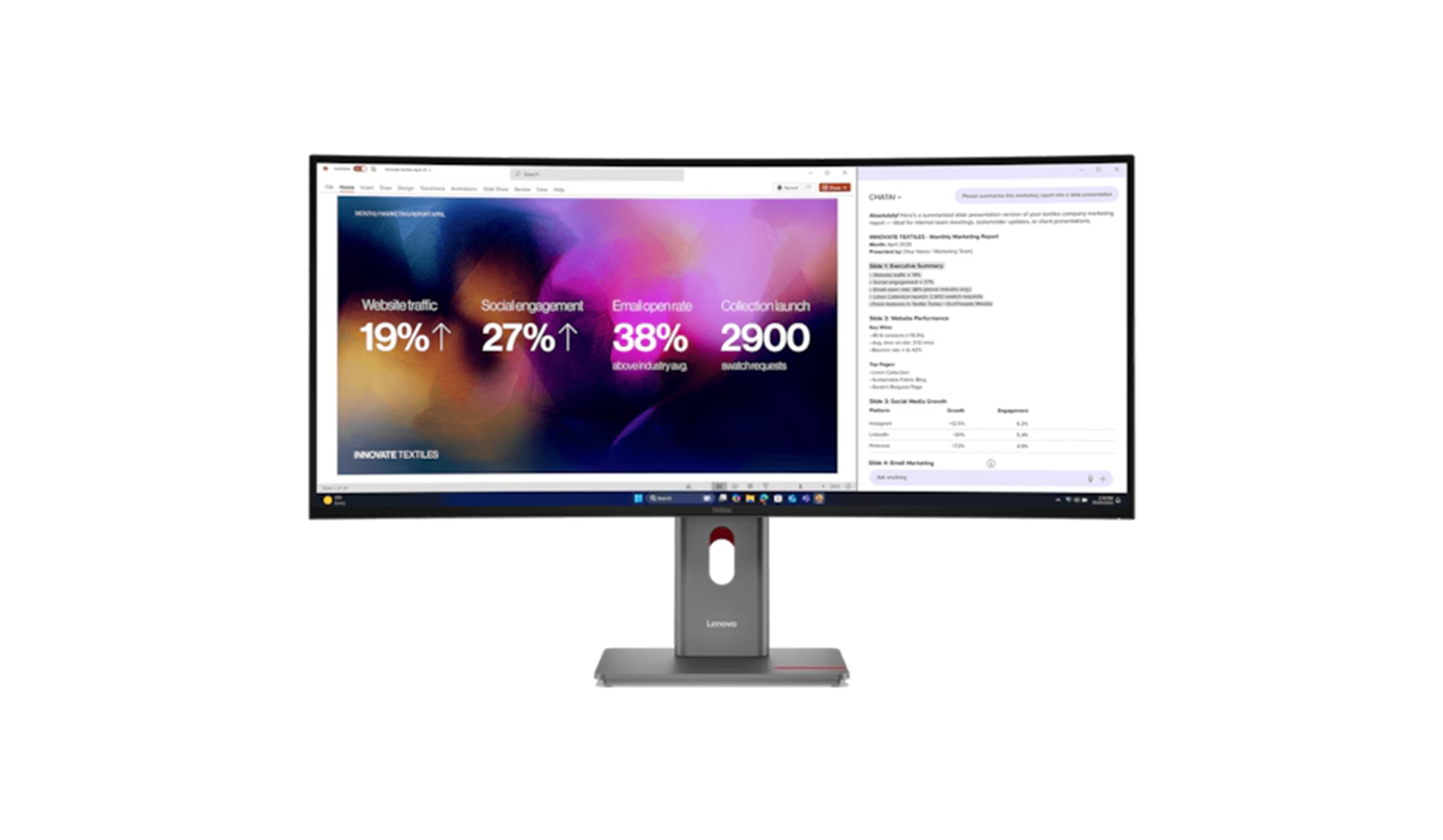 Lenovo ThinkVision P40WD-40 39.7" WUHD Curved Monitor mit Thunderbolt 4 für kreative Profis Lenovo-ThinkVision-P40WD-40-39-7-WUHD-monitor-met-gebogen-scherm-en-Thunderbolt-4-voor-creatieve-professionals