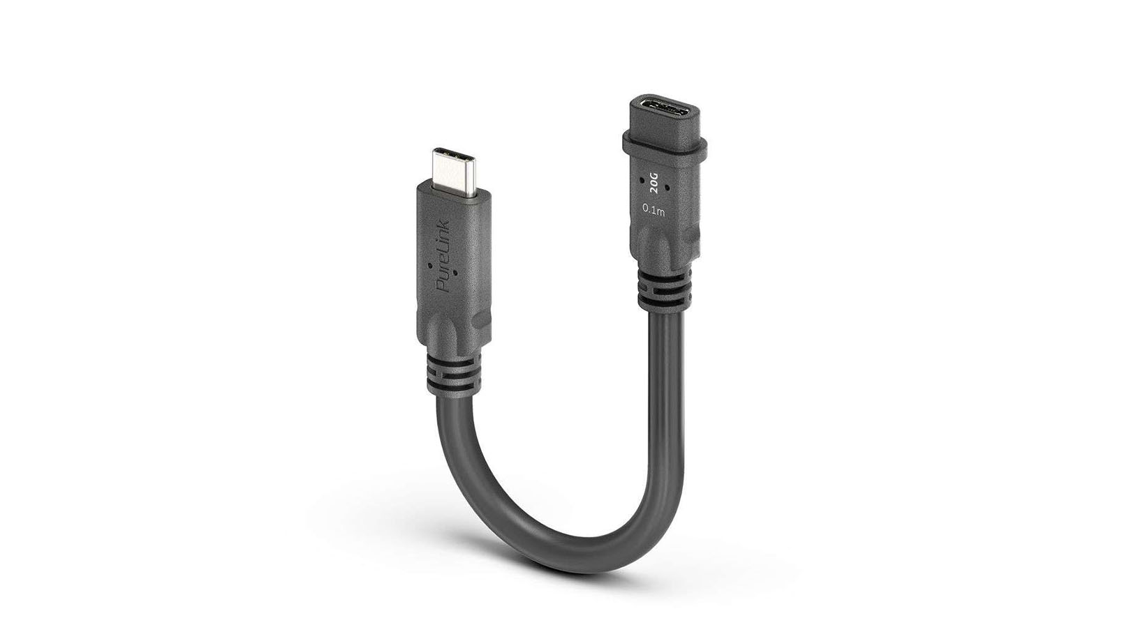 PureLink PIA630 Premium USB4 Gen2 Micro Coax USB-C M/F Portsaver PureLink-PIA630-Premium-USB4-Gen2-Micro-Coax-USB-C-M-F-Portsaver