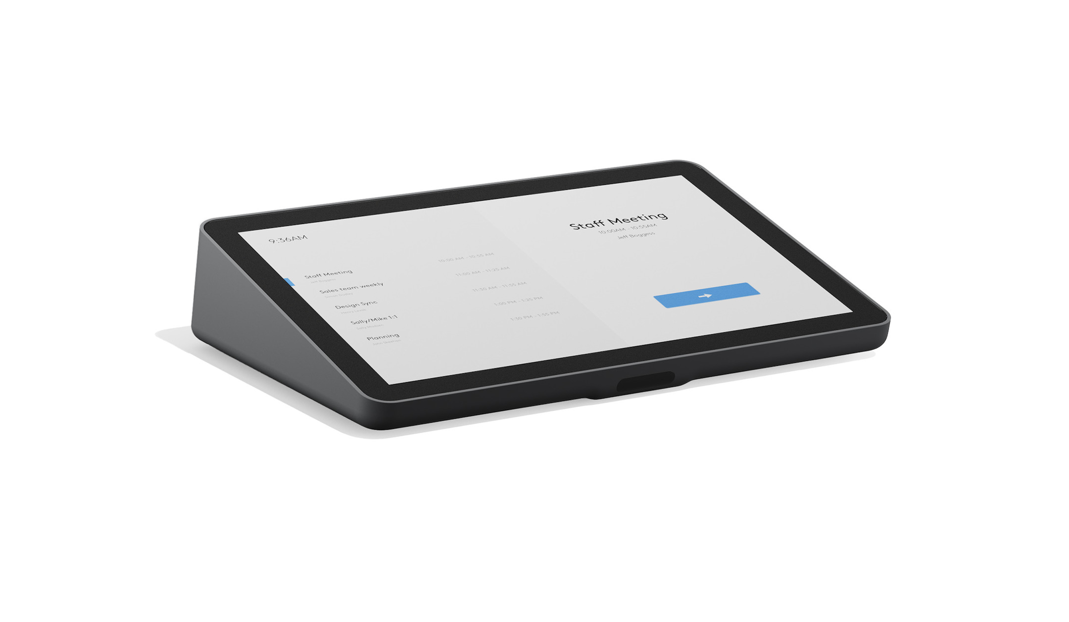 Logitech Tap IP 2 Touch-kontroller med inbyggd rörelsesensor och One-Touch-Join för smidiga videomöten, i grafit Logitech-Tap-IP-2-Touch-controller-met-ingebouwde-bewegingssensor-en-One-Touch-Join-voor-naadloze-videovergaderingen-in-grafietkleur