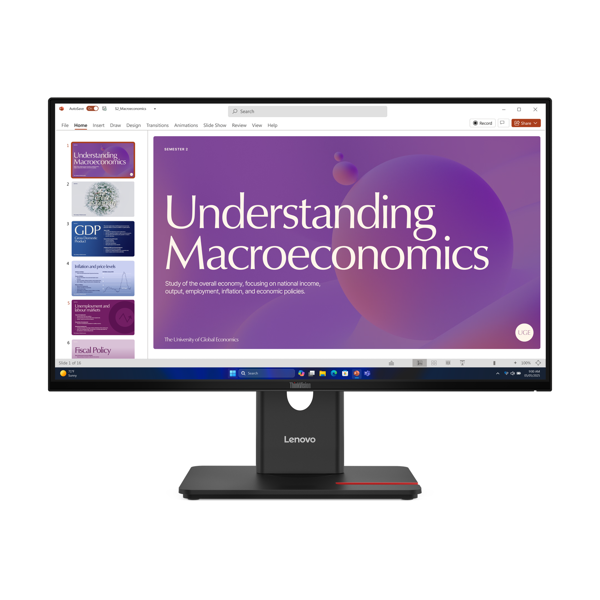 Lenovo ThinkVision T24D-40 23,8" Full HD IPS Monitor mit 100W USB-C für Office-Arbeitsplätze Lenovo-ThinkVision-T24D-40-23-8-inch-Full-HD-IPS-monitor-met-100-W-USB-C-voor-kantooromgevingen