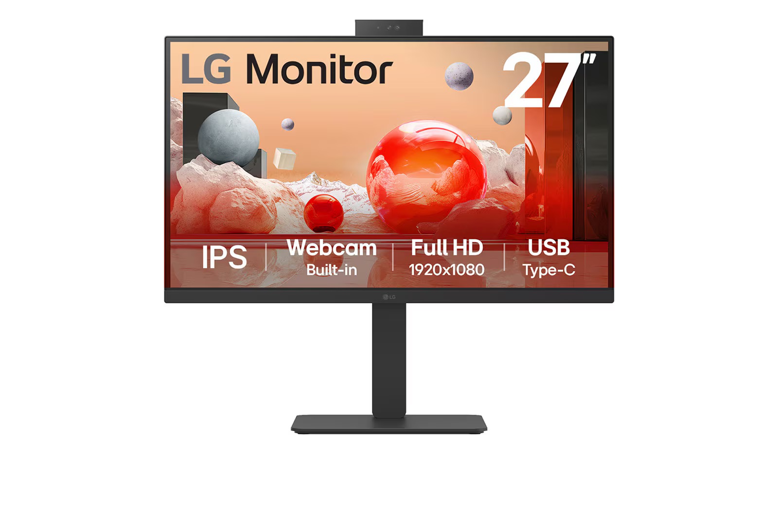 LG 27BA850-B 27" IPS FHD Monitor mit Webcam/Mic & UBC Type-C™ - Demoware LG-27BA850-B-27-IPS-FHD-Monitor-mit-Webcam-Mic-UBC-Type-CTM-Demoware