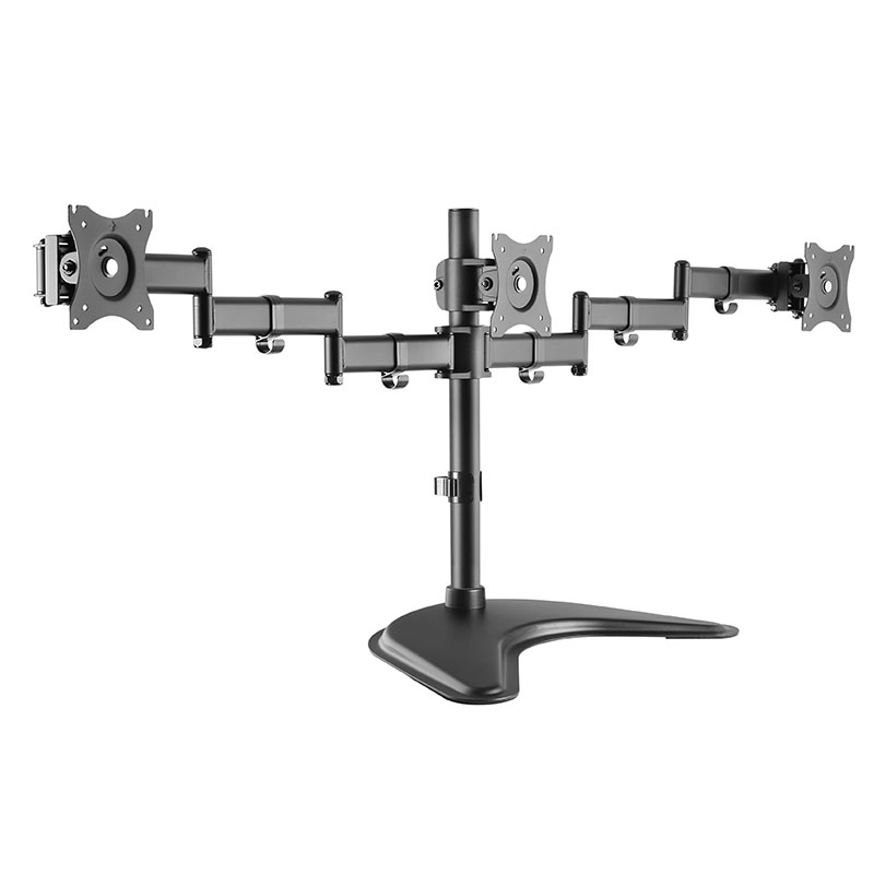 Hagor-HA-Tablemount-FS-Triple-Vrijstaande-monitorhouder-voor-drie-schermen-van-15-27-inch-in-hoogte-verstelbaar