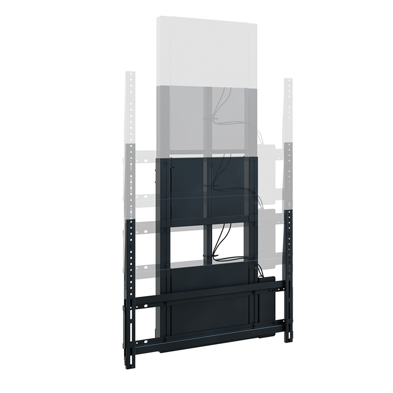 Hagor-WH-Moto-Slim-Gemotoriseerd-in-hoogte-verstelbaar-liftsysteem-voor-wandmontage-van-een-scherm-van-42-86