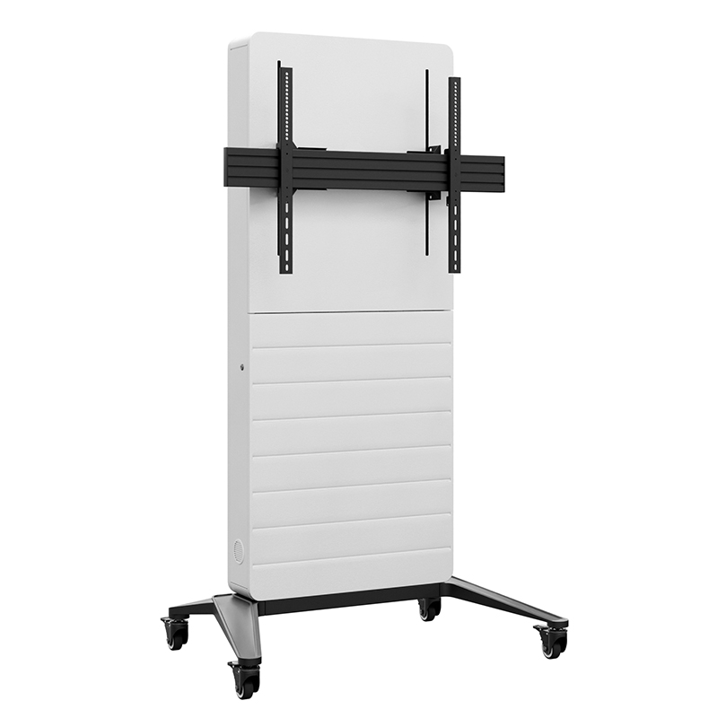 Hagor-CON-Line-R-M-Lift-Mobiele-mediastandaard-met-hefmechanisme-voor-een-scherm-van-55-75-elektrisch-in-hoogte-verstelbaar